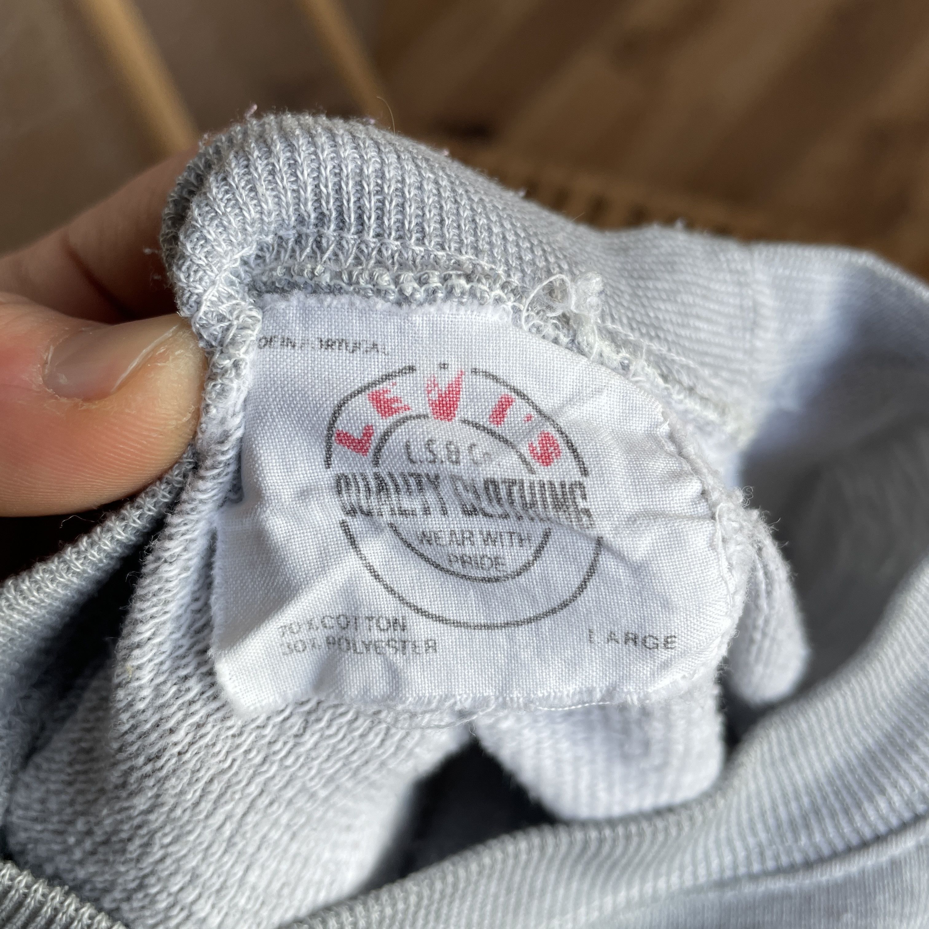 Levi's Levi's Vintage 80's 90's Crew Neck Boxy Sweatshirt Size L Size US L / EU 52-54 / 3 - 8 Thumbnail
