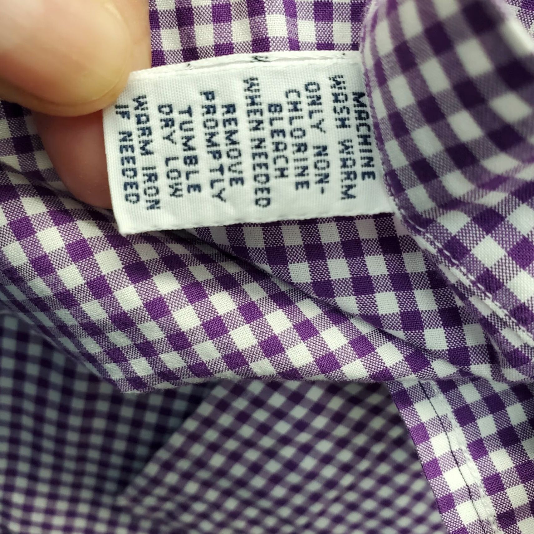 Ralph Lauren Ralph Lauren Dress Shirt Mens 16.5 Multi Gingham Classic Fit Button Up Pony Logo Shirt Mens 16.5 Multicolor Gingham Classic Fit Button-Down Boy/Men? Size 46R - 7 Thumbnail