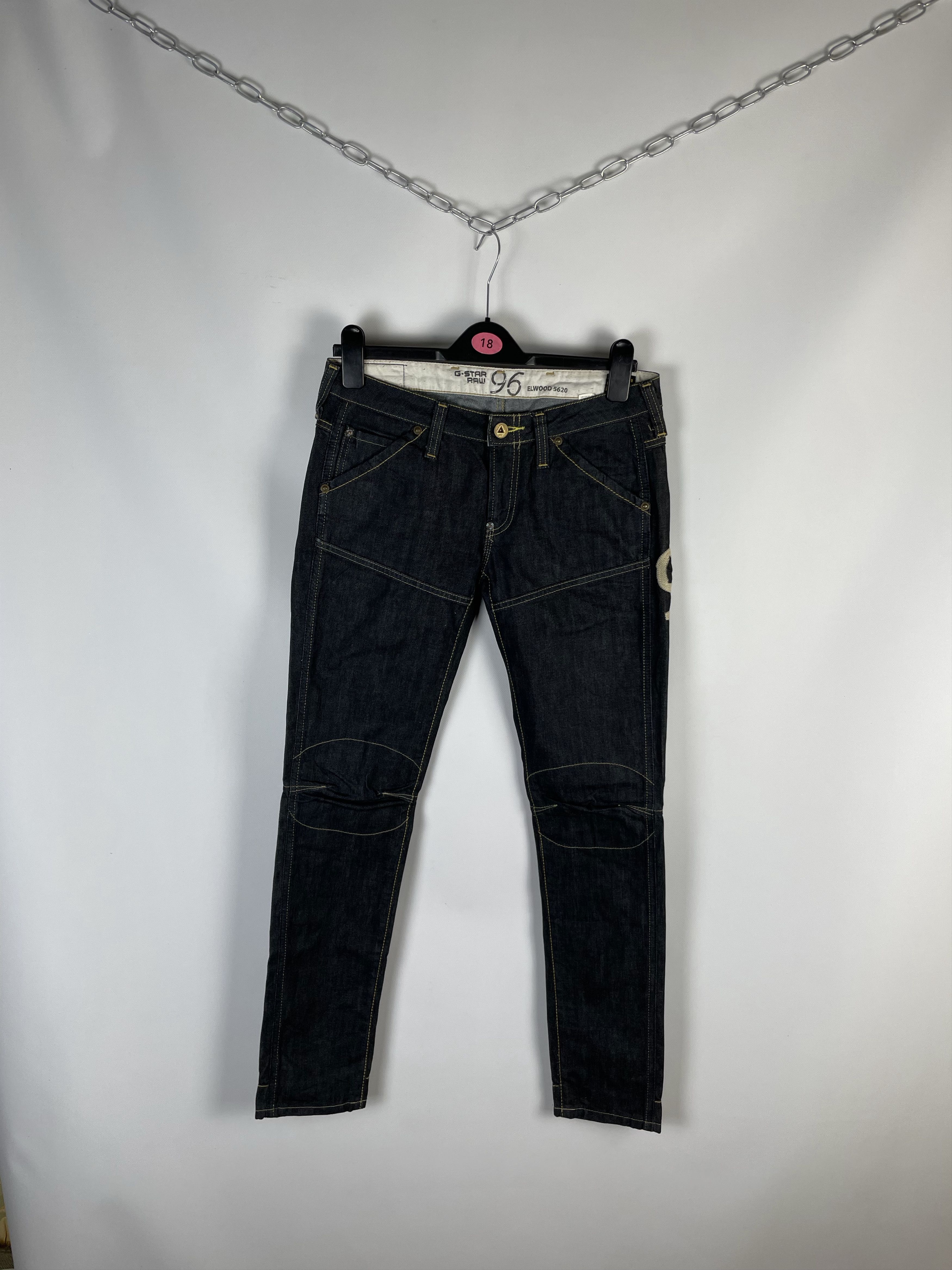G-Star × Vintage Vintage G-Star Raw 96 Pants Double Knee Jeans Size US 28 / EU 44 - 7 Thumbnail