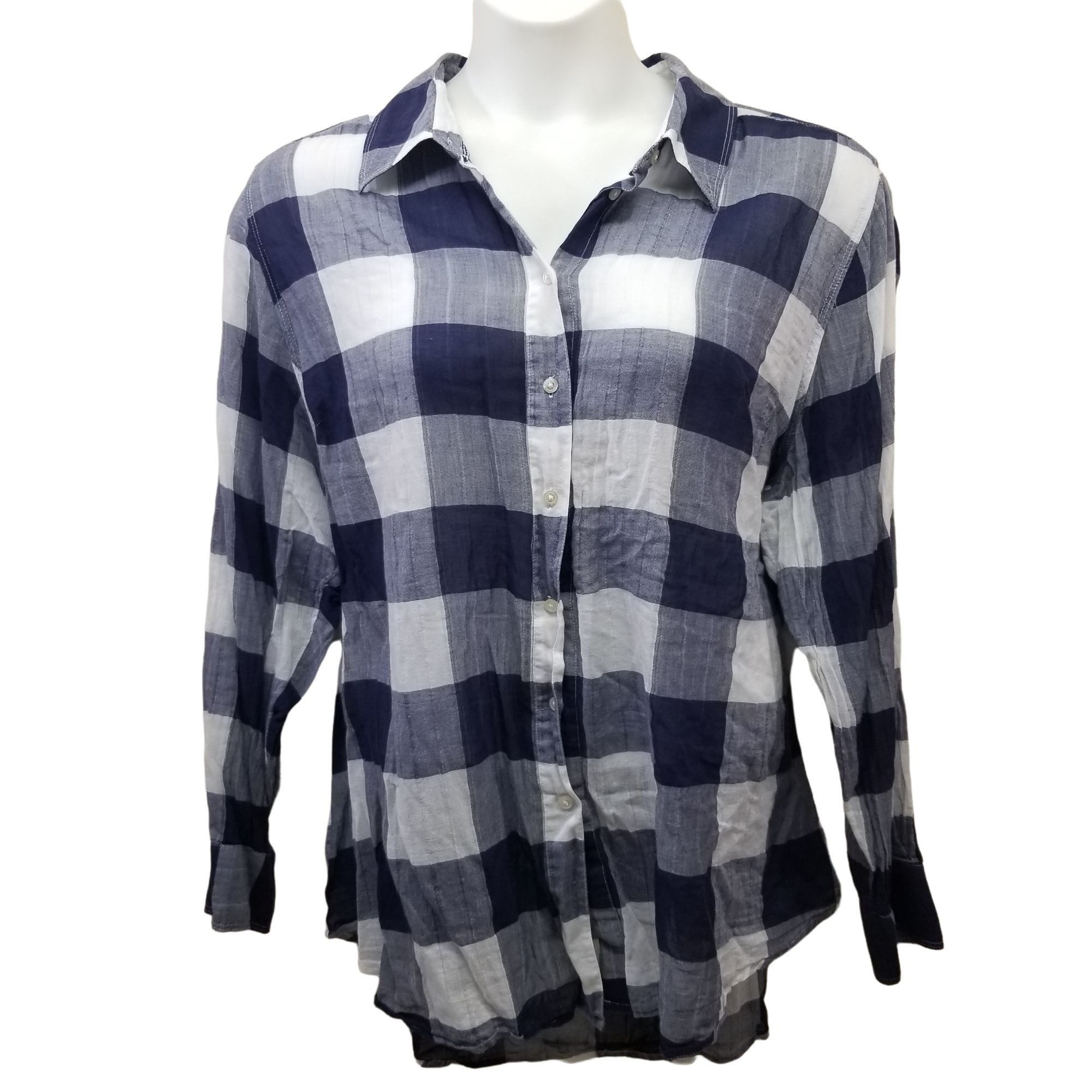 Other Lane Bryant 22 24 Plaid Check Blouse Lot Red Blue Black Pink Size 4XL / US 24-26 - 5 Thumbnail