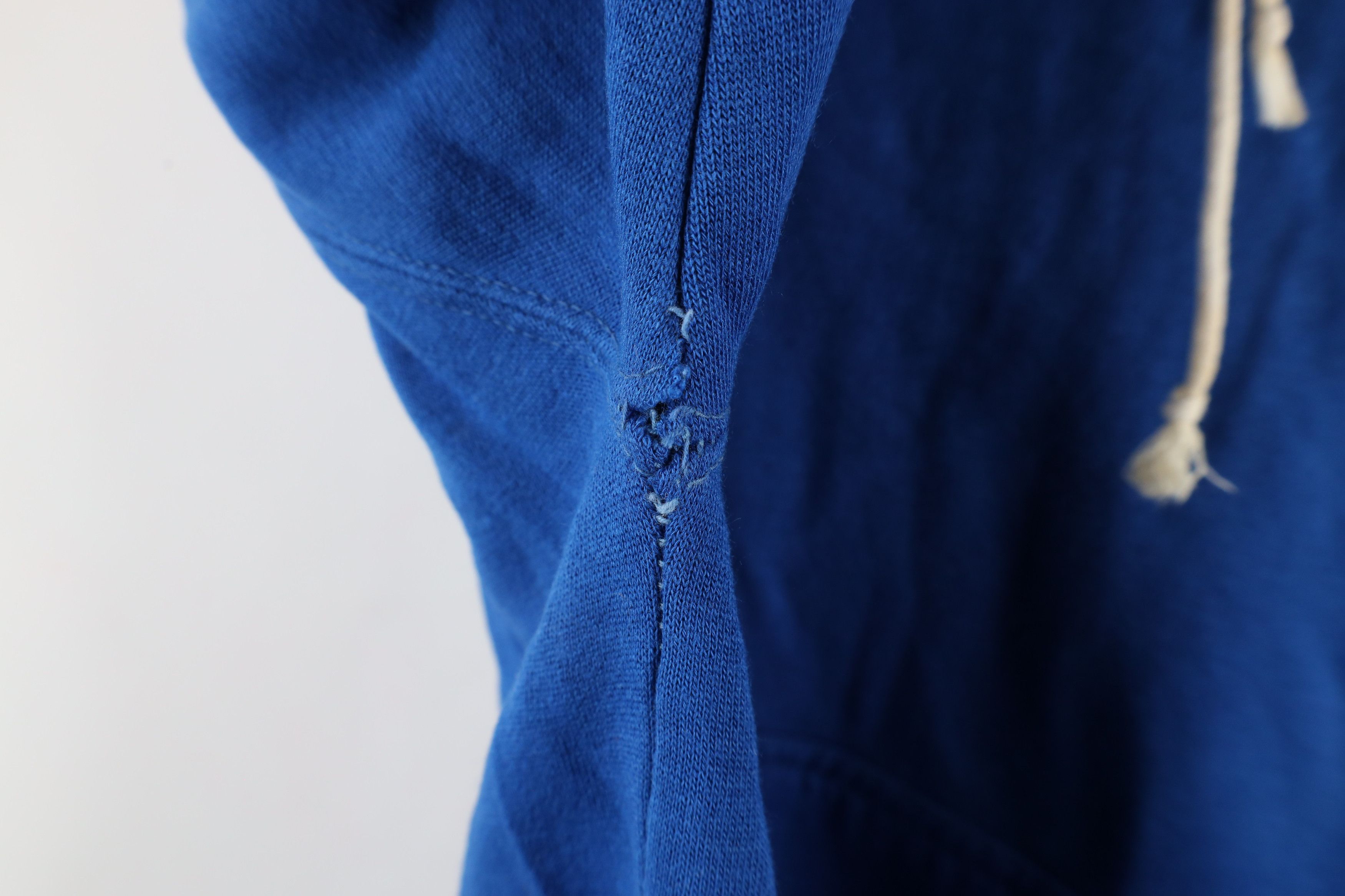 Vintage Vintage 70s 80s Streetwear Hoodie Sweatshirt Royal Blue Size US M / EU 48-50 / 2 - 9 Thumbnail