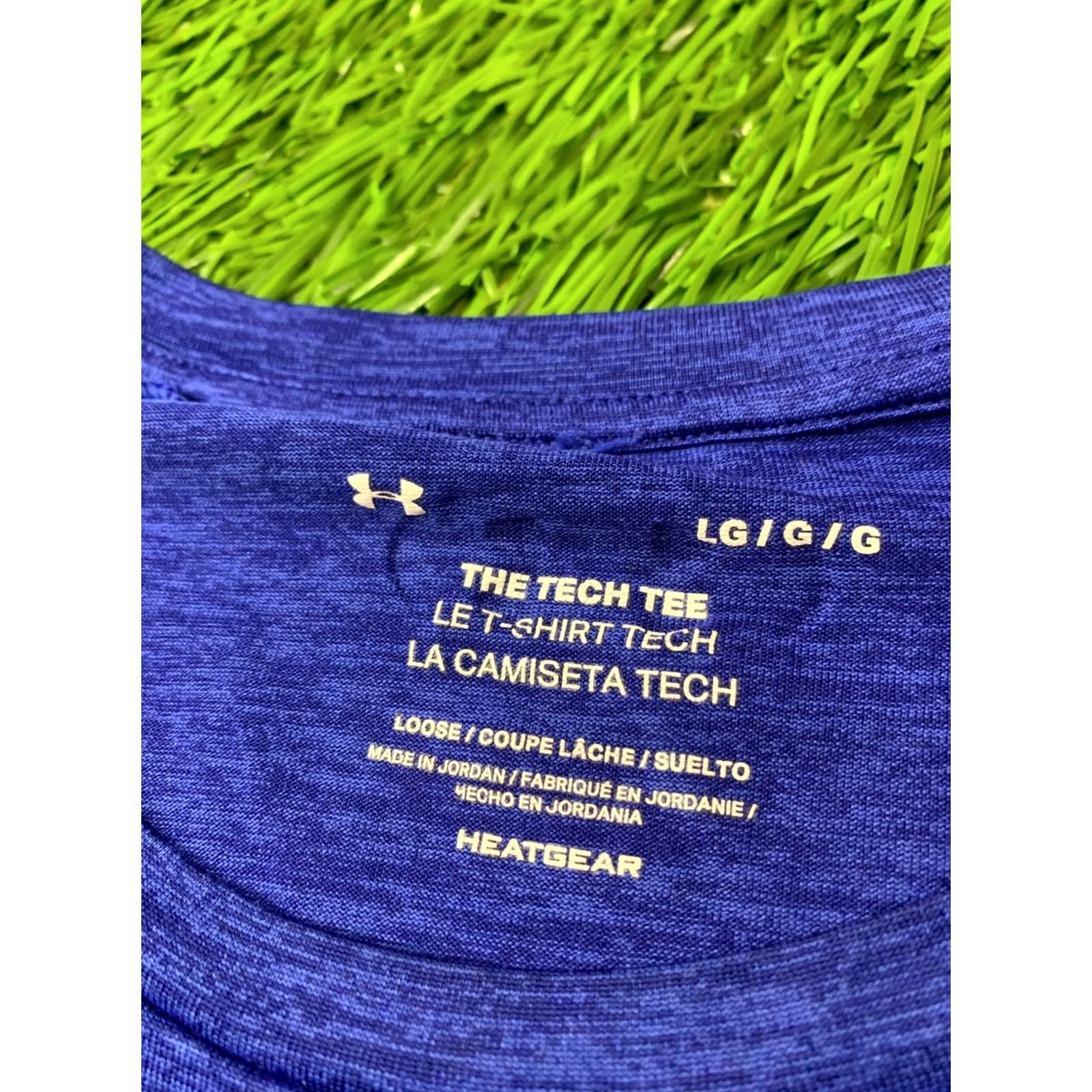 Under Armour UNDER ARMOUR TECH MEN SHIRT T-SHIRT Jersey BLUE 2019 CrossFit Training Loose Fit Short Sleeve Size L Size US L / EU 52-54 / 3 - 4 Thumbnail