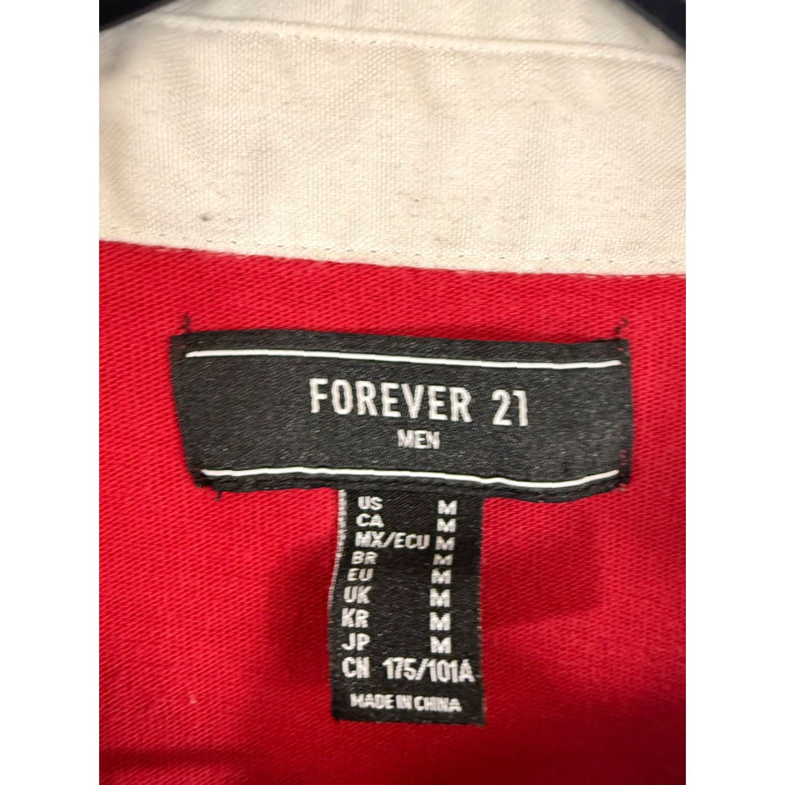 Forever 21 Forever 21 Rugby Polo Shirt Mens Small Red Blue Colorblock Performance Preppy Shirt Size US S / EU 44-46 / 1 - 5 Thumbnail