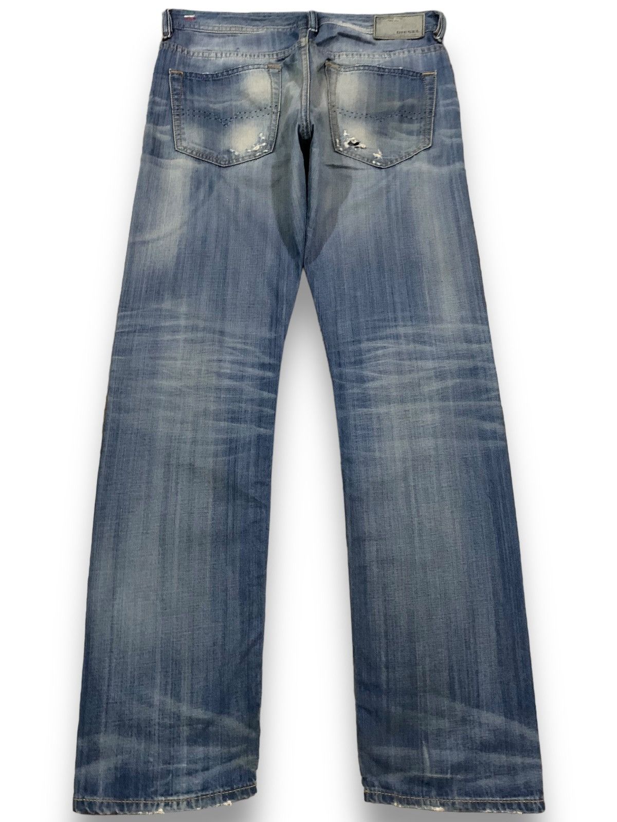 Diesel Diesel Blue Eyecons 2016/2Edition Blue Wash Distressed Jeans Size US 32 / EU 48 - 2 Thumbnail