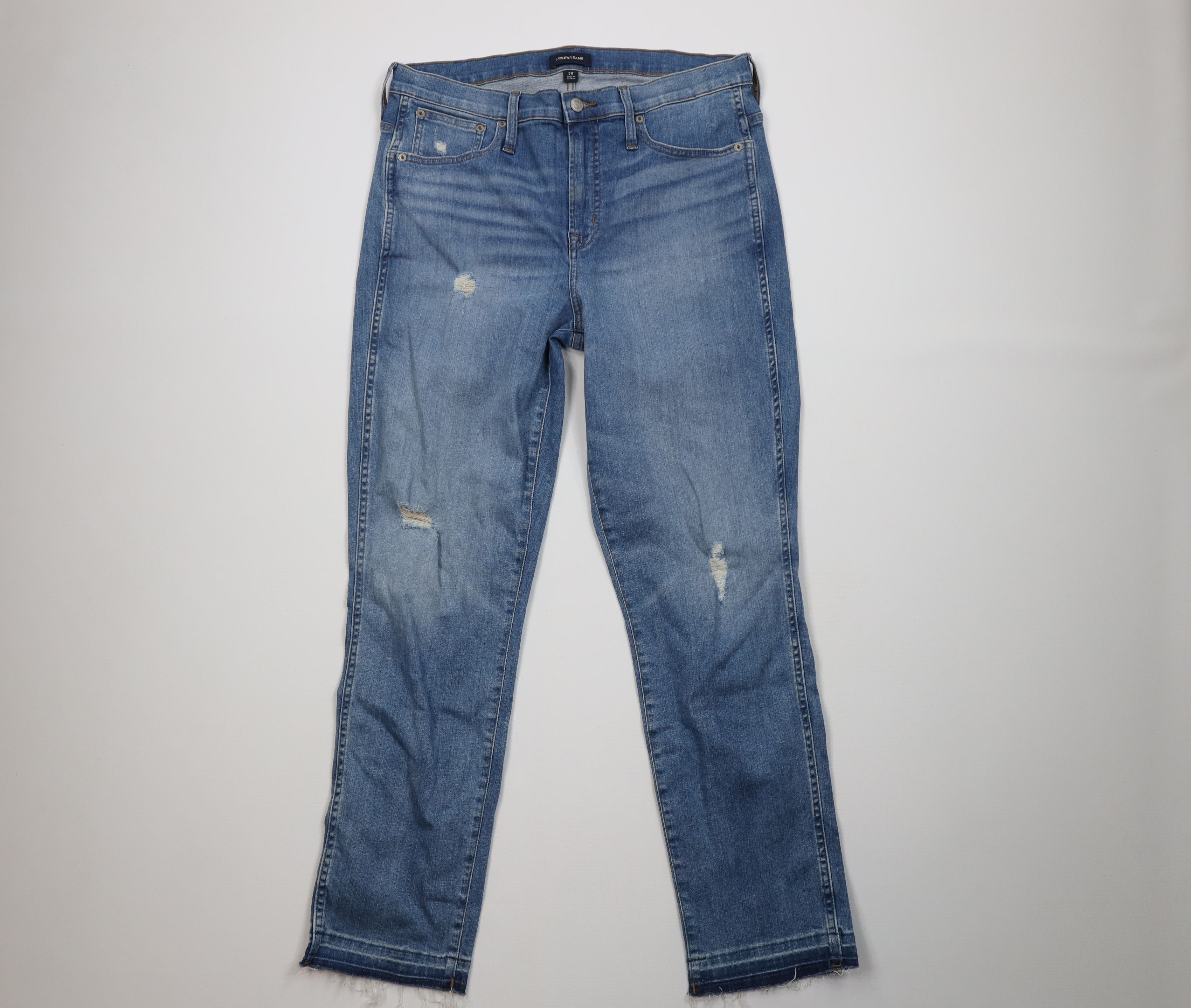 J.Crew J Crew Stretch Vintage Straight Leg Denim Jeans Blue Size 31" - 1 Thumbnail