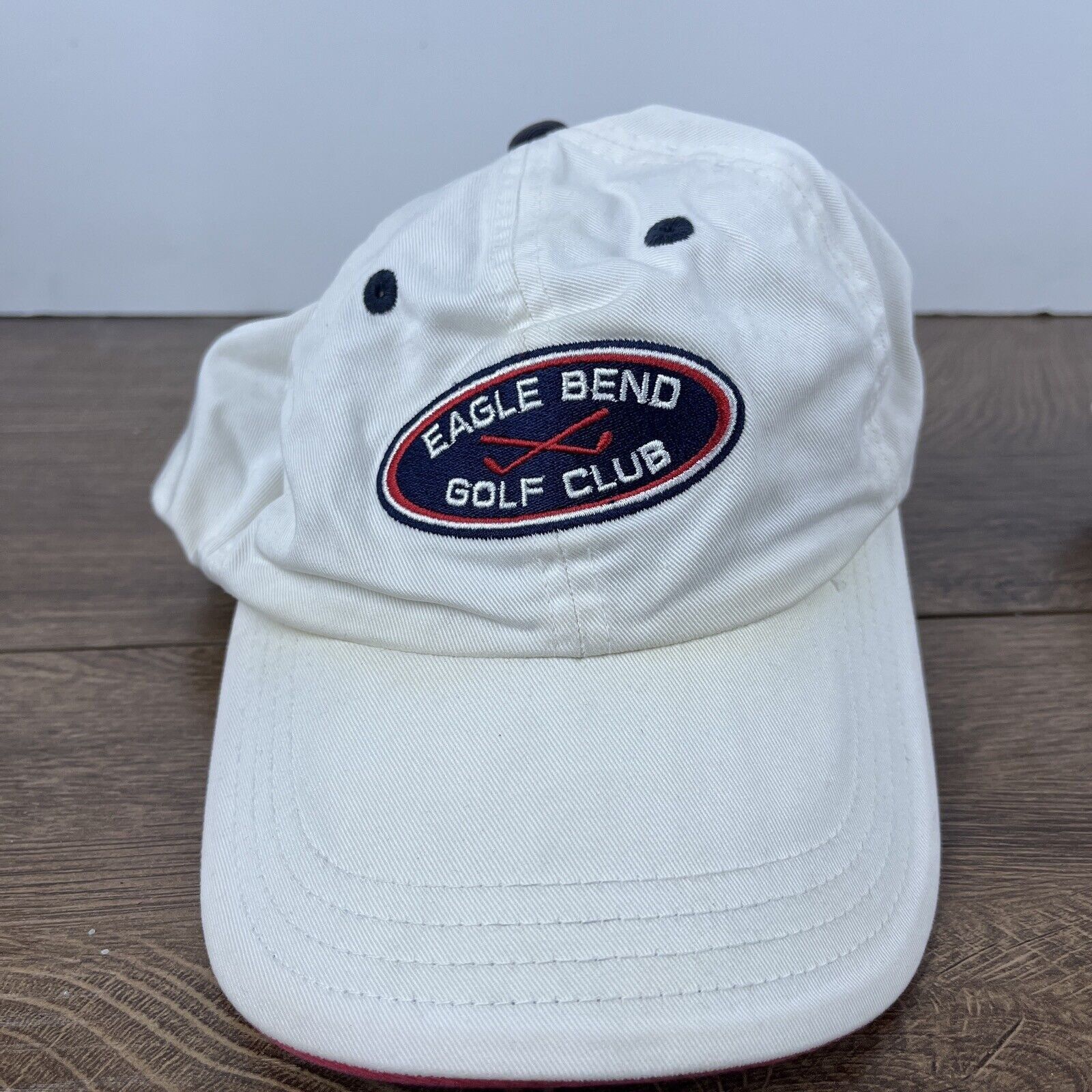 Other Eagle Bend Golf Club Hat Eagle Bend White Hat Adjustable Adu Size ONE SIZE - 3 Thumbnail
