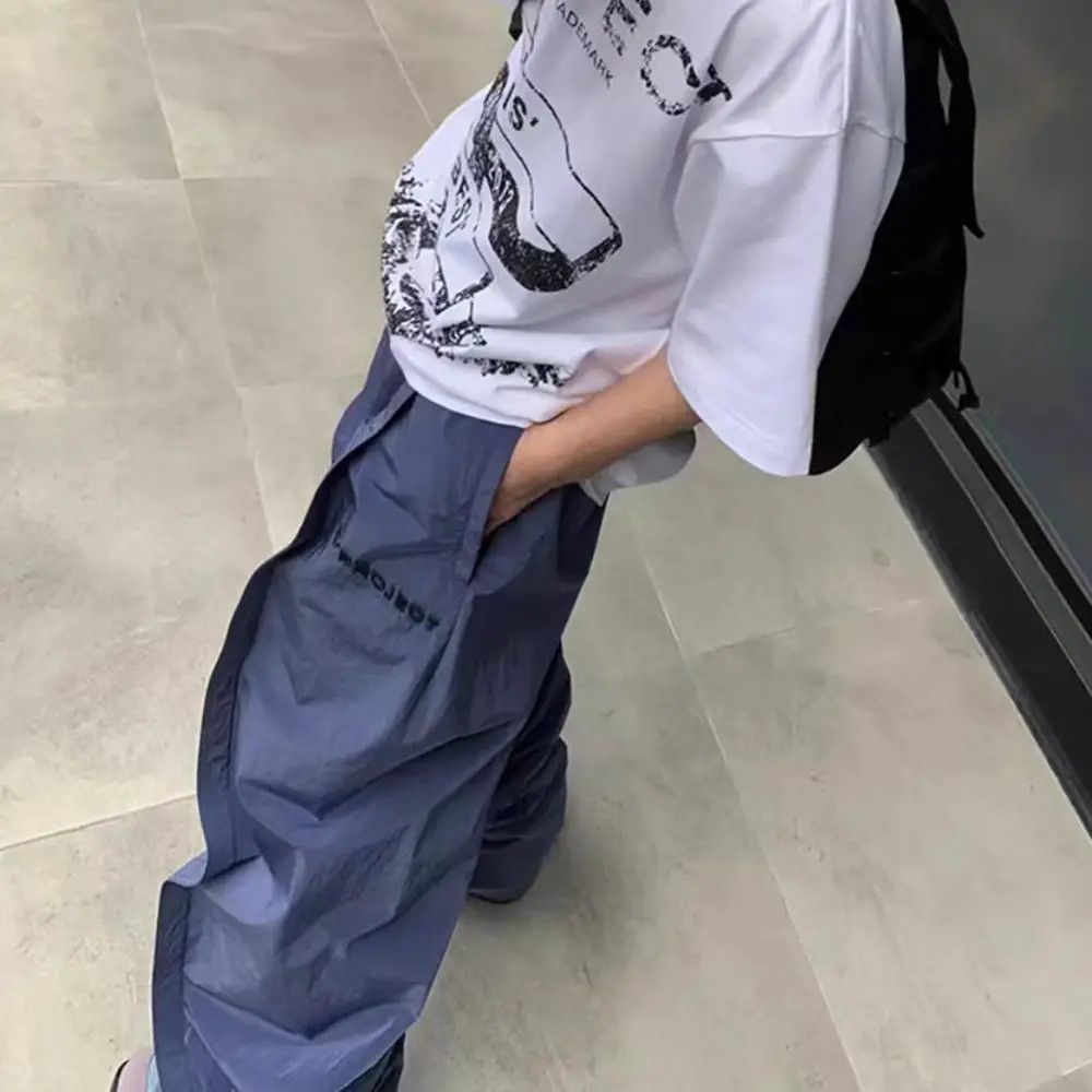 Japanese Brand × Jean Street Hip Hop Loose Double Layer Casual Pants Size US 33 - 2 Thumbnail