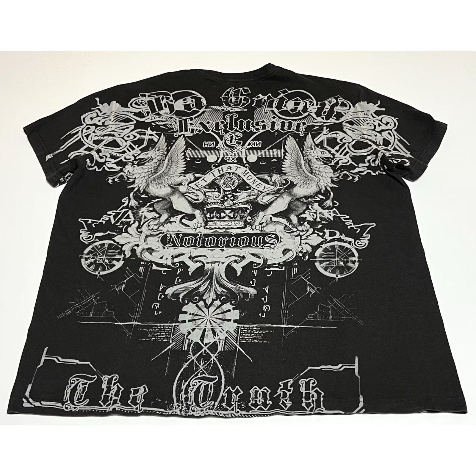 Vintage Xzavier Unlimited Shirt Mens XL Black Notorious Get That Money Graphic Tee Size US XL / EU 56 / 4 - 2 Thumbnail
