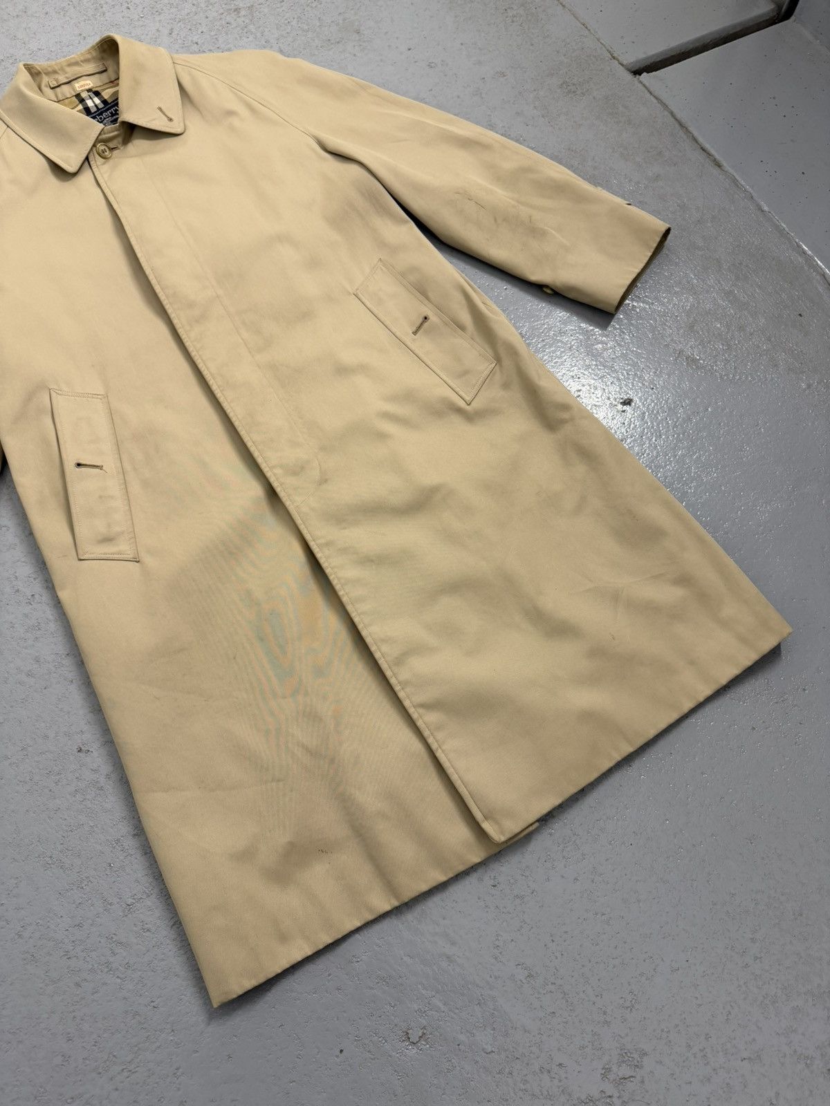 Burberry Vintage Burberrys Nova Check Trench Coat Size US M / EU 48-50 / 2 - 6 Thumbnail
