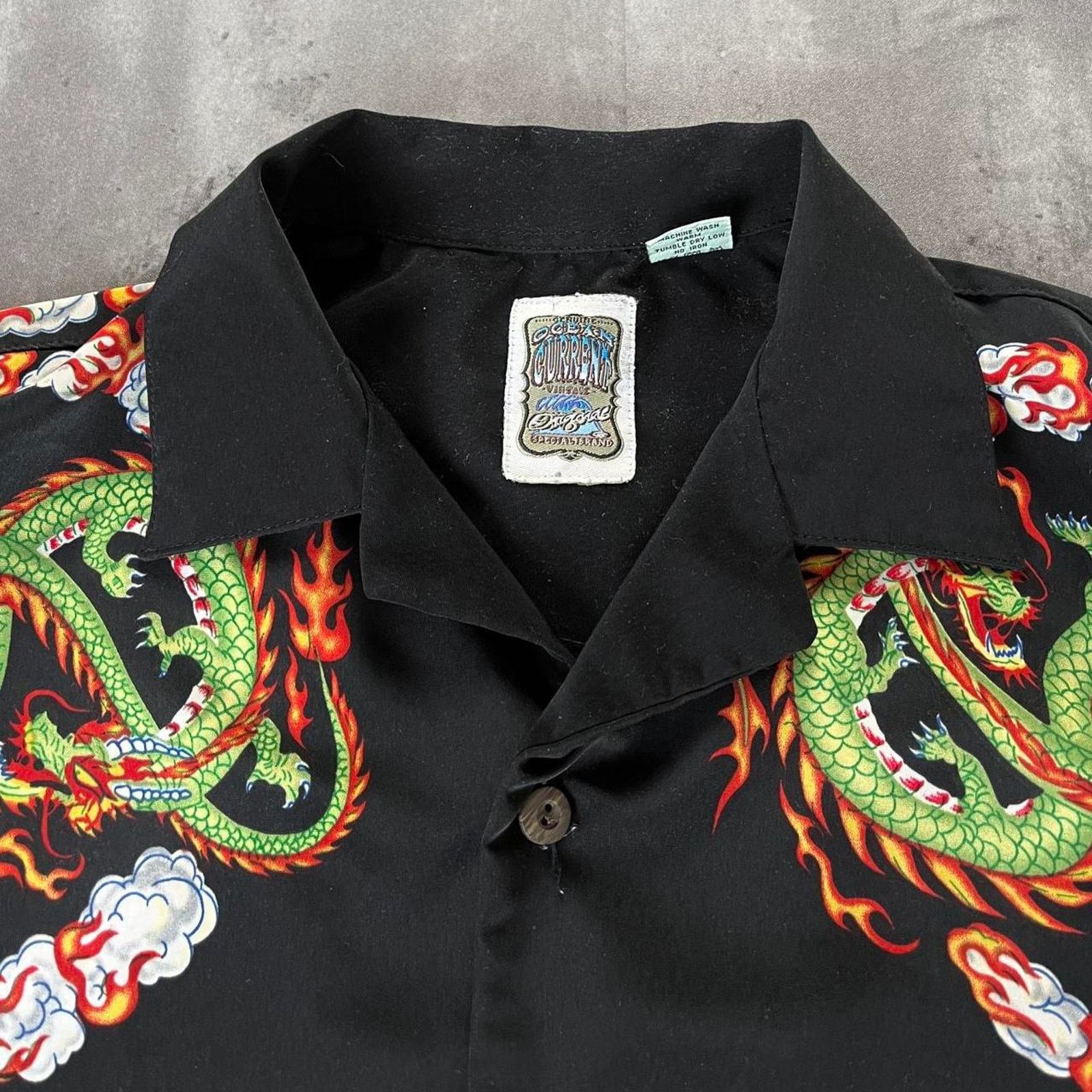 JNCO × Japanese Brand × Vintage Crazy Vintage Y2K Jnco Style Japanese Dragon Polo Shirt Size US M / EU 48-50 / 2 - 4 Thumbnail