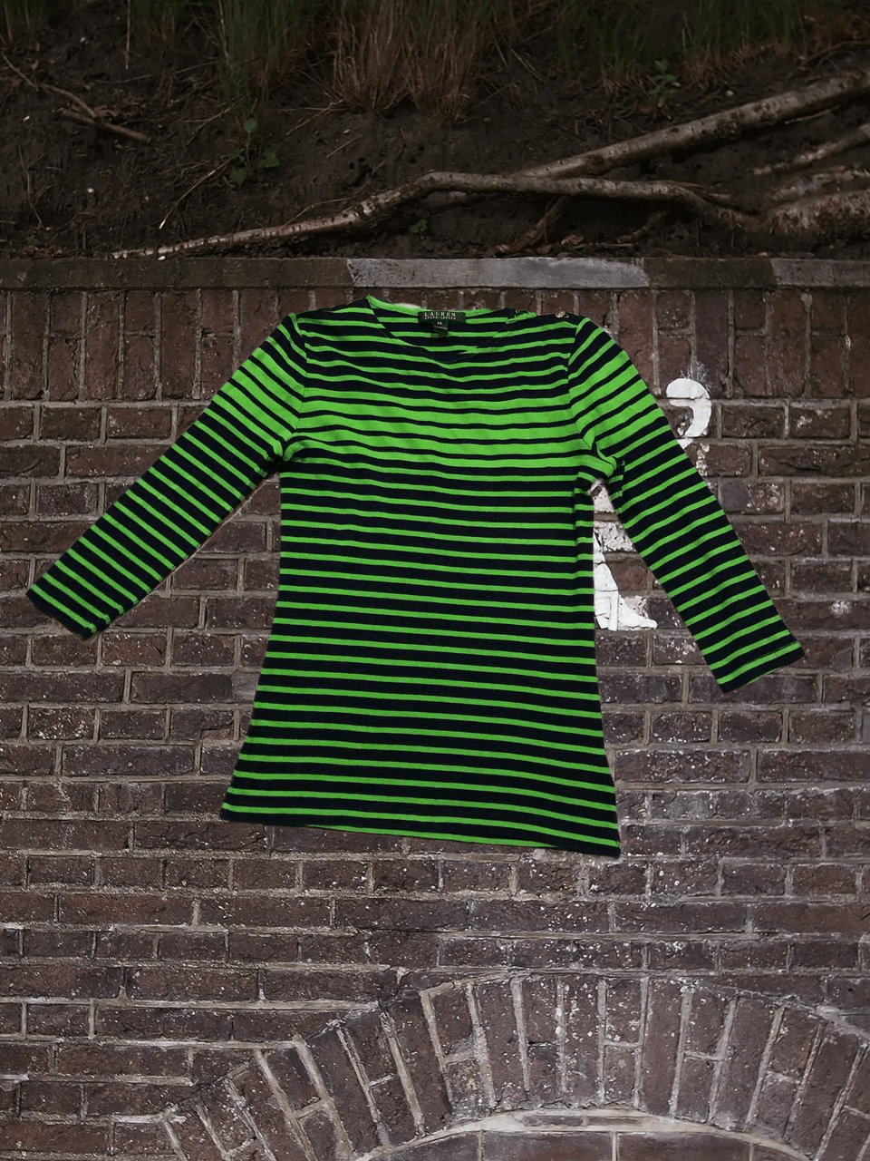 Lauren Ralph Lauren Long Sleeve striped Vintage Y2K Lauren Ralph Lauren Size XS / US 0-2 / IT 36-38 - 1 Thumbnail