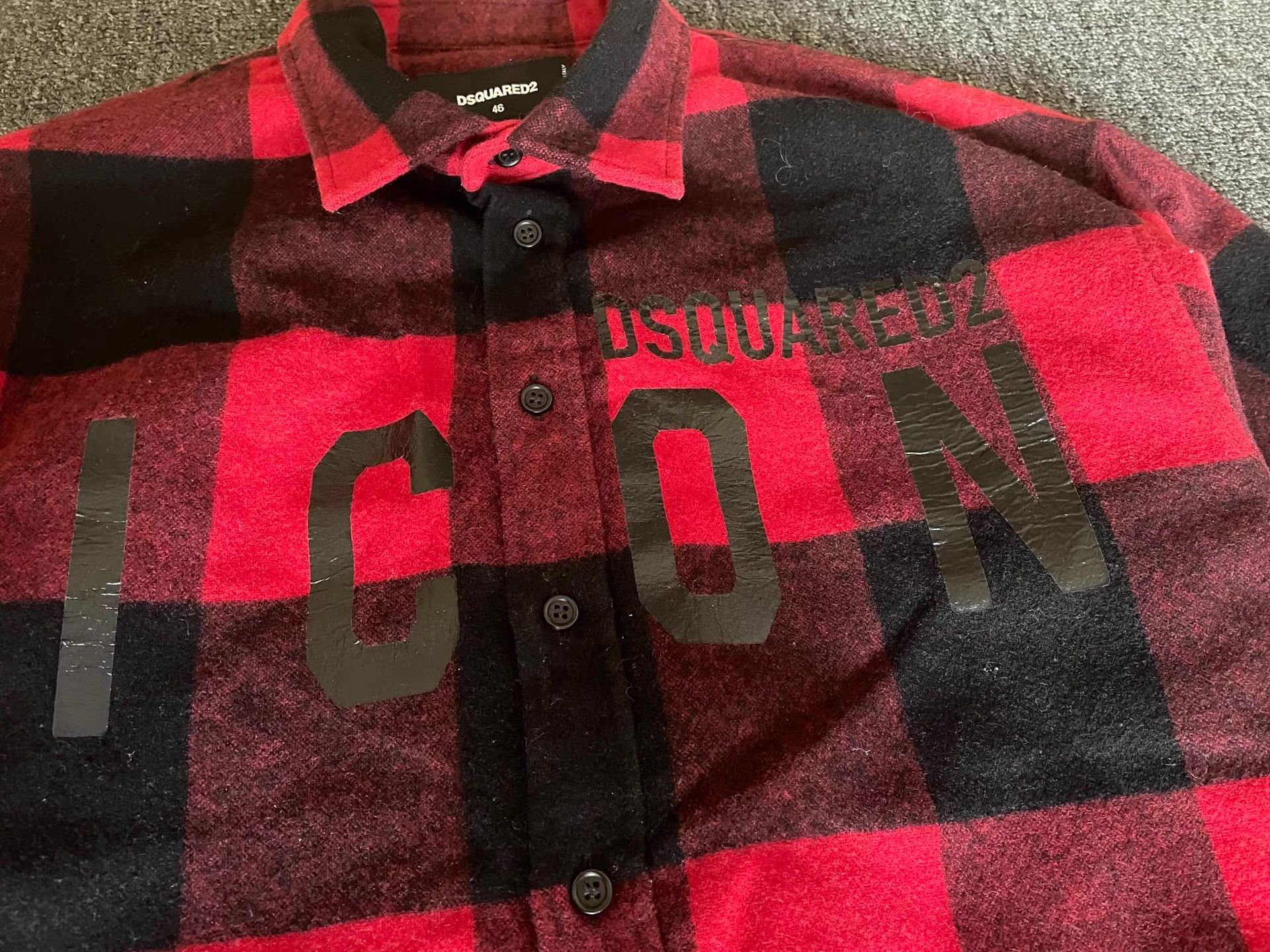 Dsquared2 Dsquared2 wool shirt Q4 Size US L / EU 52-54 / 3 - 2 Thumbnail