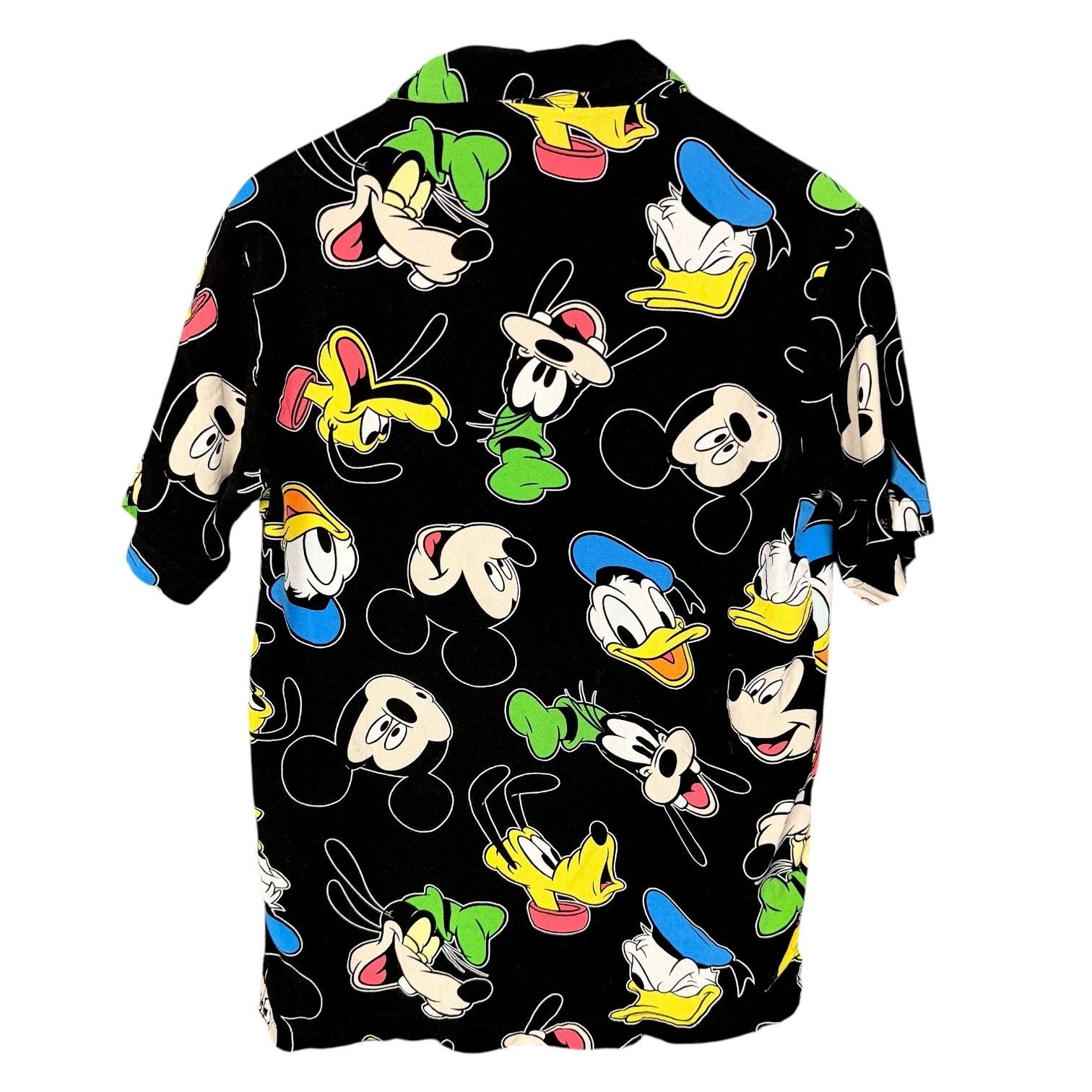 Disney Disney Mickey Mouse Black Short Sleeve Camp Collar Shirt S Size US S / EU 44-46 / 1 - 2 Thumbnail