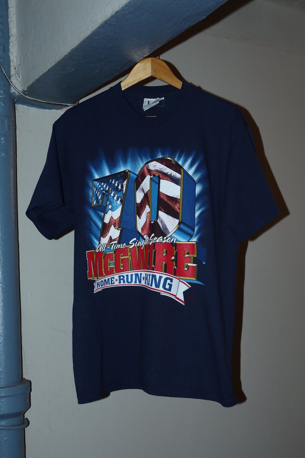 MLB × Vintage Vintage 90’s Mark McGuire home run king tee Size US M / EU 48-50 / 2 - 1 Thumbnail