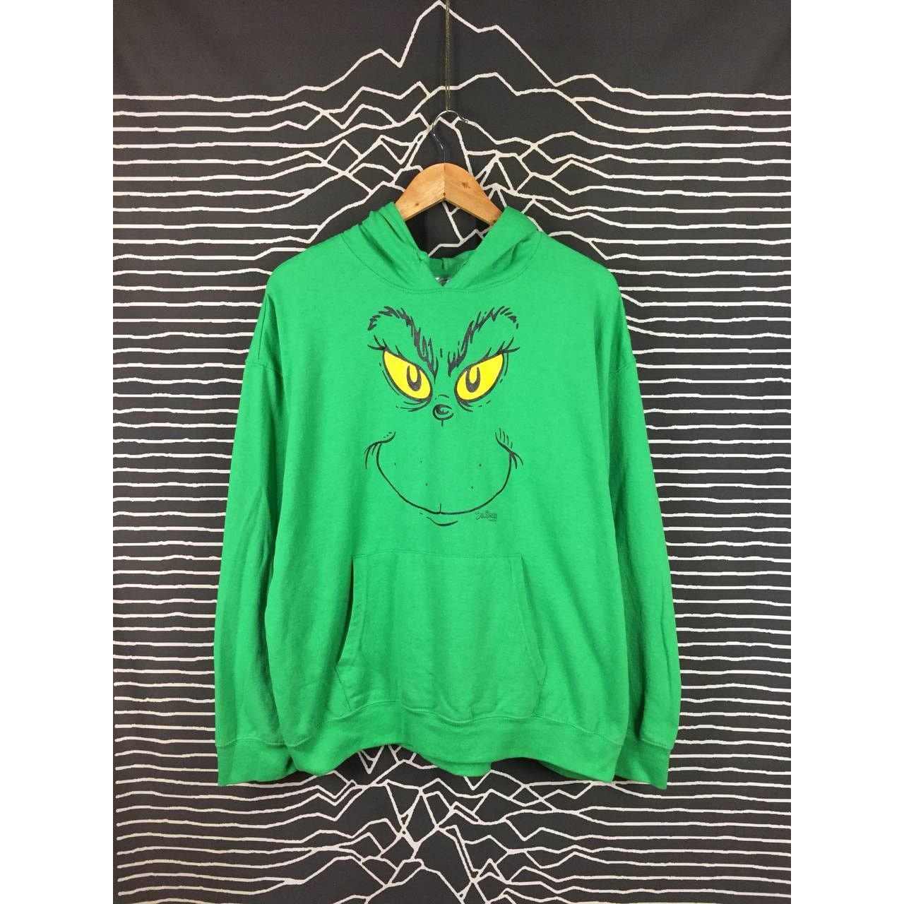 Cartoon Network × Vintage Dr Seuss The Grinch Animated Cartoon Movie Pullover Hoodie Size US XXL / EU 58 / 5 - 2 Thumbnail