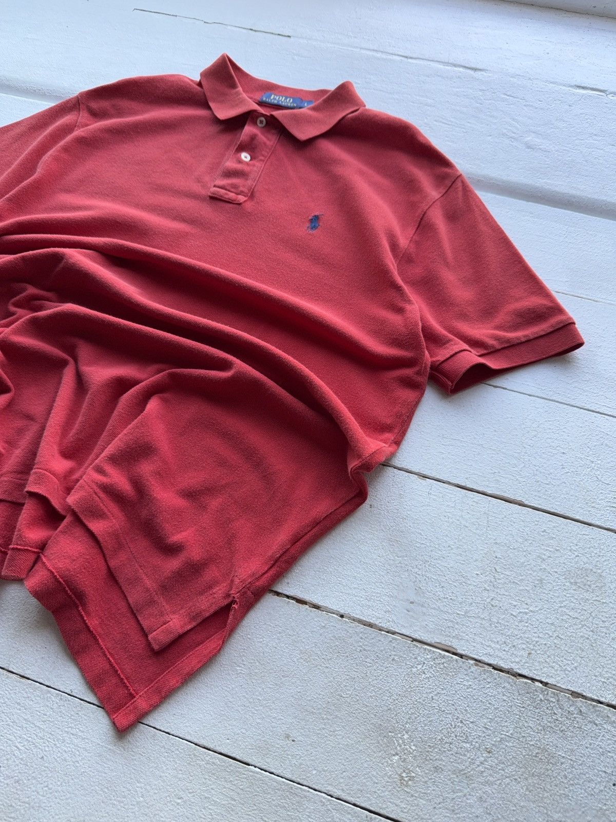 Polo Ralph Lauren Vintage 90s Retro Polo Ralph Lauren Basic Logo Polos Y2K Size US L / EU 52-54 / 3 - 3 Thumbnail