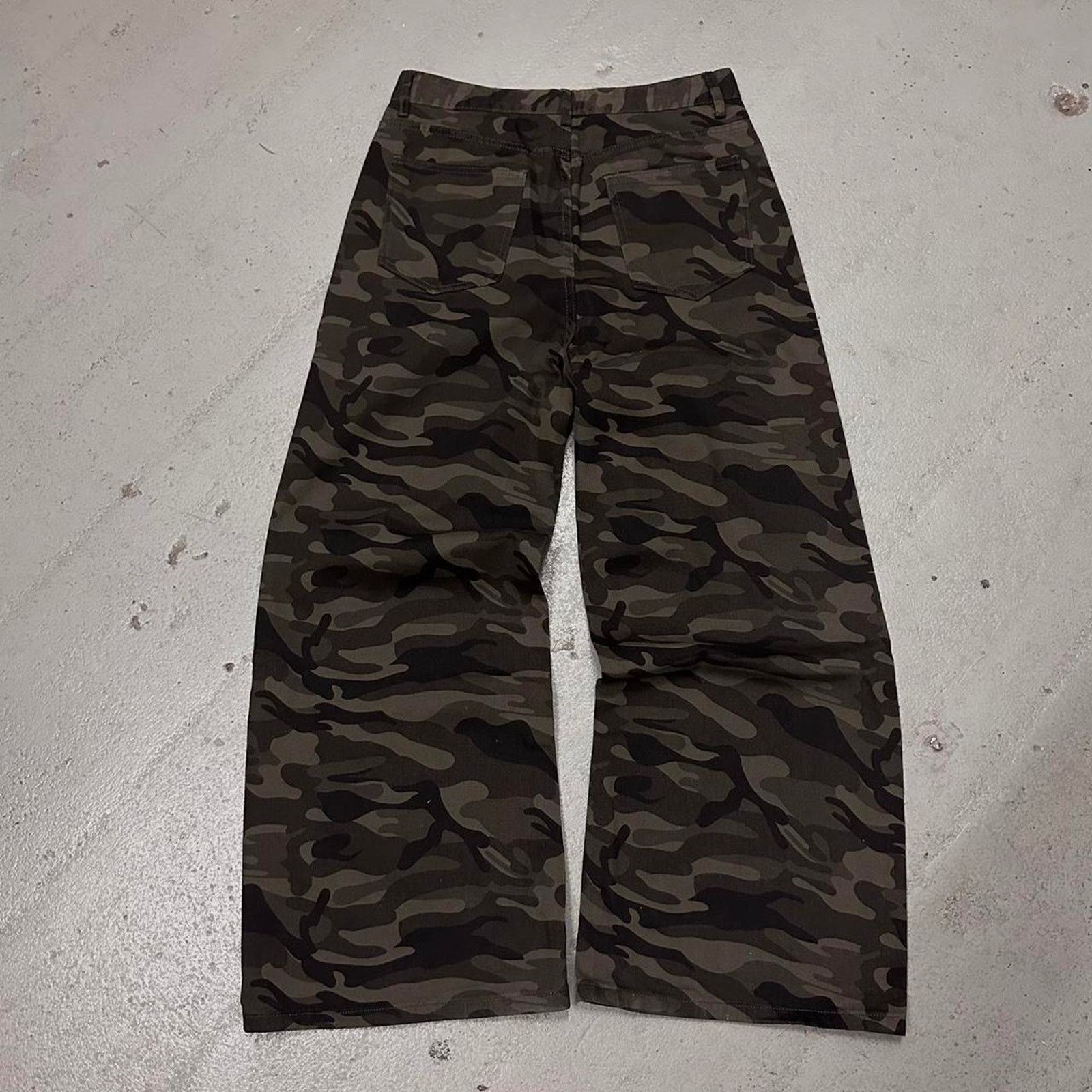 Other GREEN CAMO Baggy y2k DENIM WAIST 28 Size US 28 / EU 44 - 4 Thumbnail