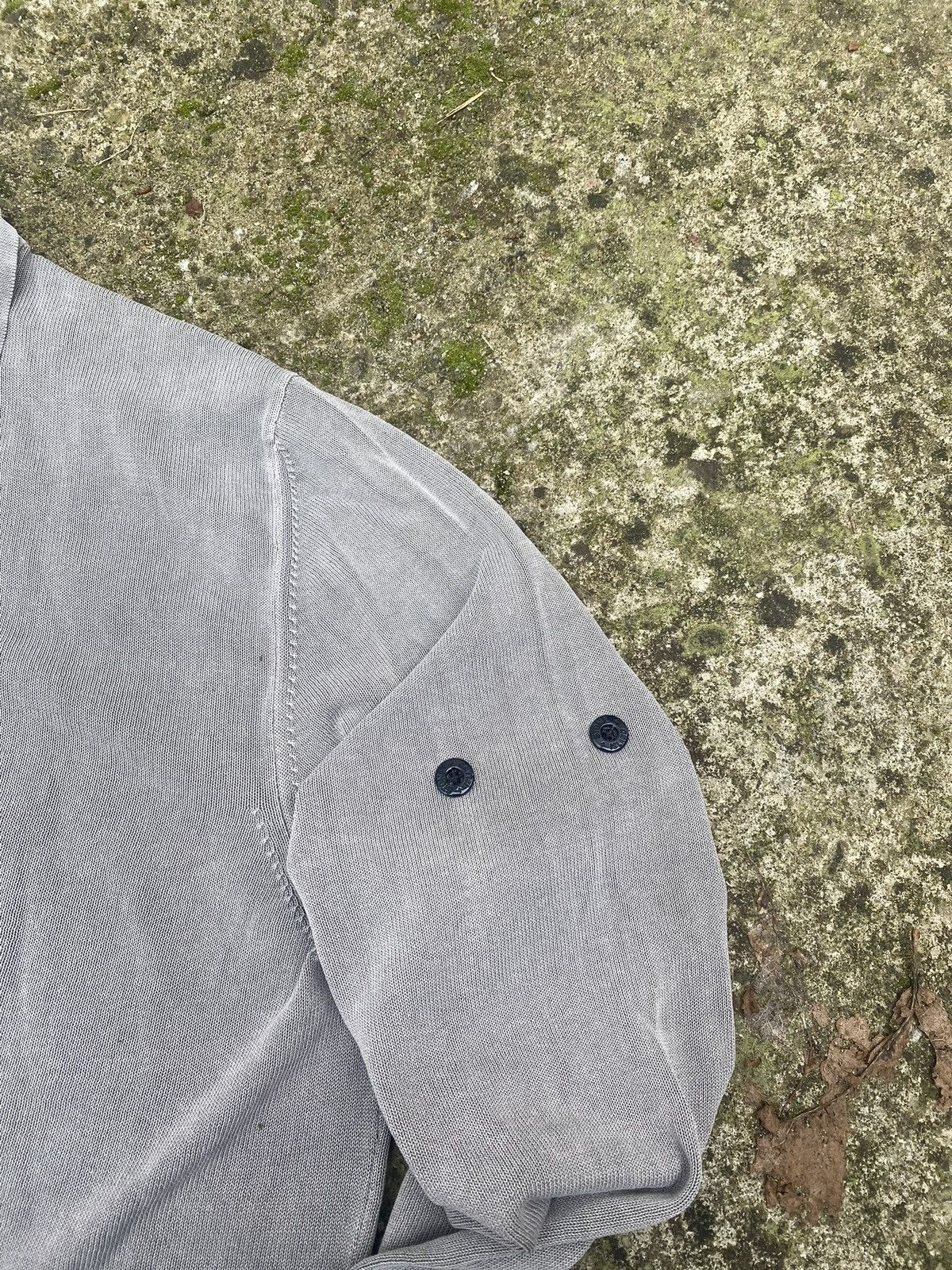 Stone Island × Vintage Stone Island Beige Button Sweater Jumper Size US L / EU 52-54 / 3 - 4 Thumbnail