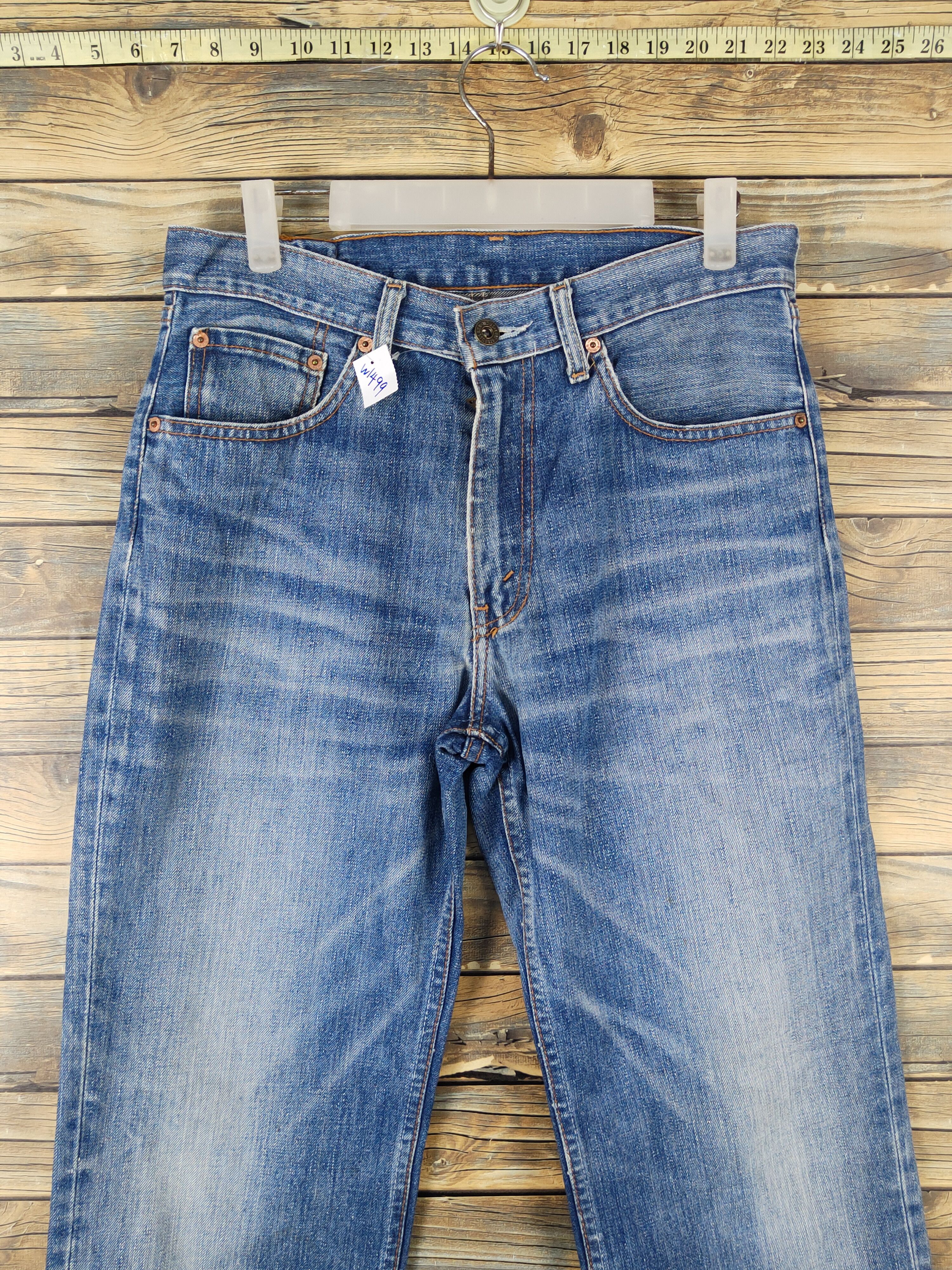 Levi's Levi's Blue Distressed Ripped denim Jeans #W141499 Size US 32 / EU 48 - 2 Thumbnail