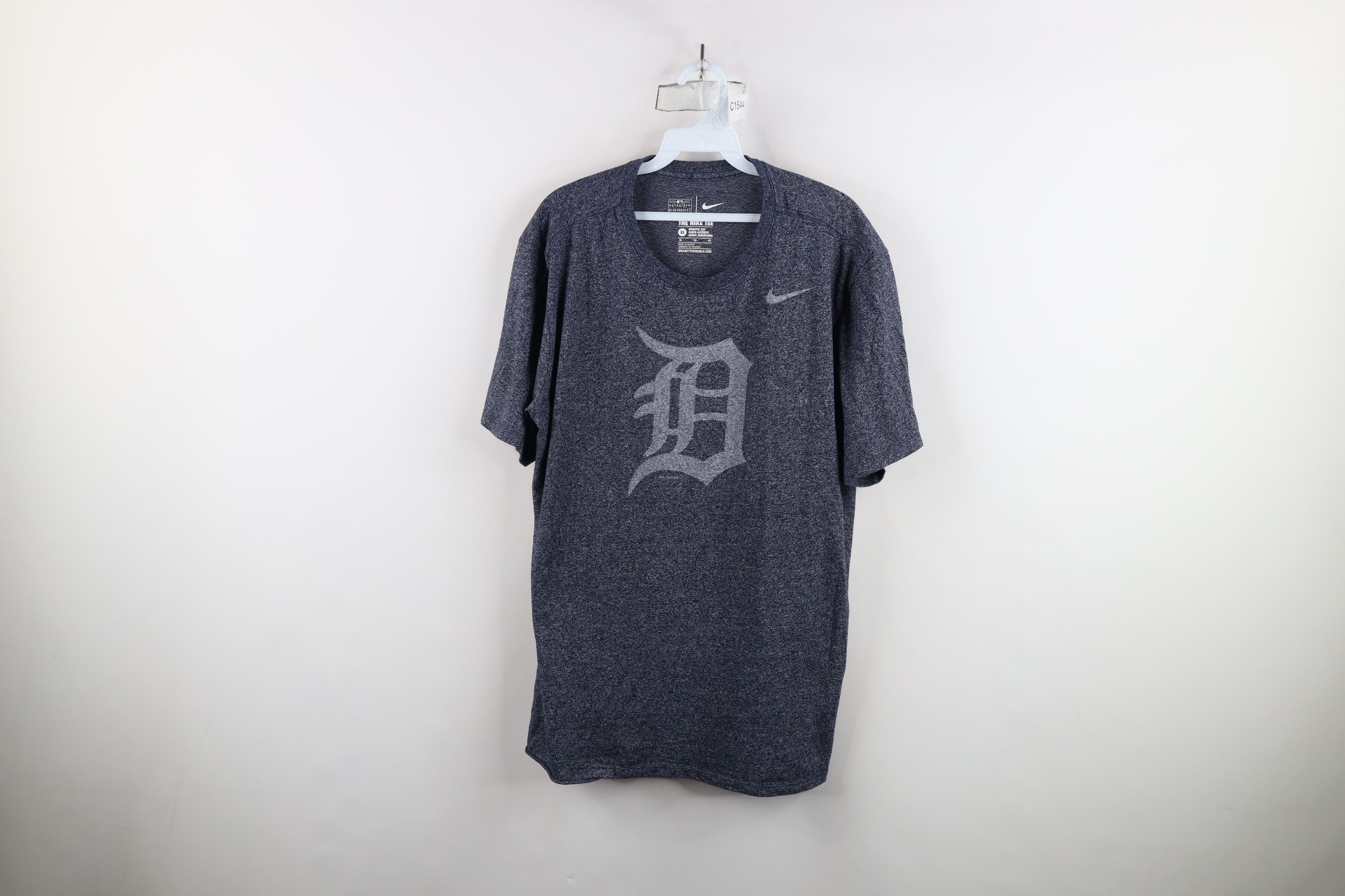 Nike × Vintage Nike D Detroit Tigers Baseball Jersey Knit T-Shirt Blue Size US XL / EU 56 / 4 - 1 Thumbnail