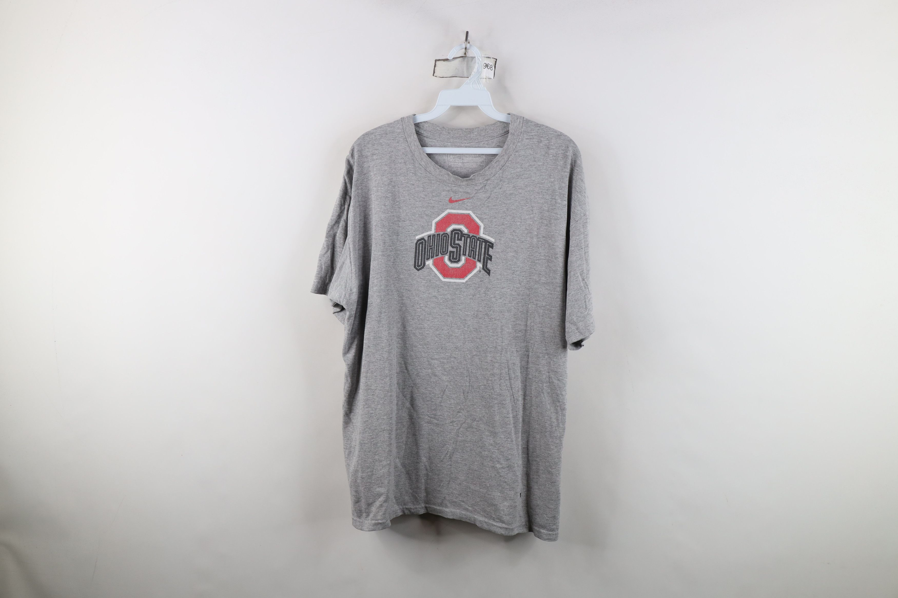 Nike Vintage Nike Center Ohio State University T-Shirt Gray Size US L / EU 52-54 / 3 - 1 Thumbnail