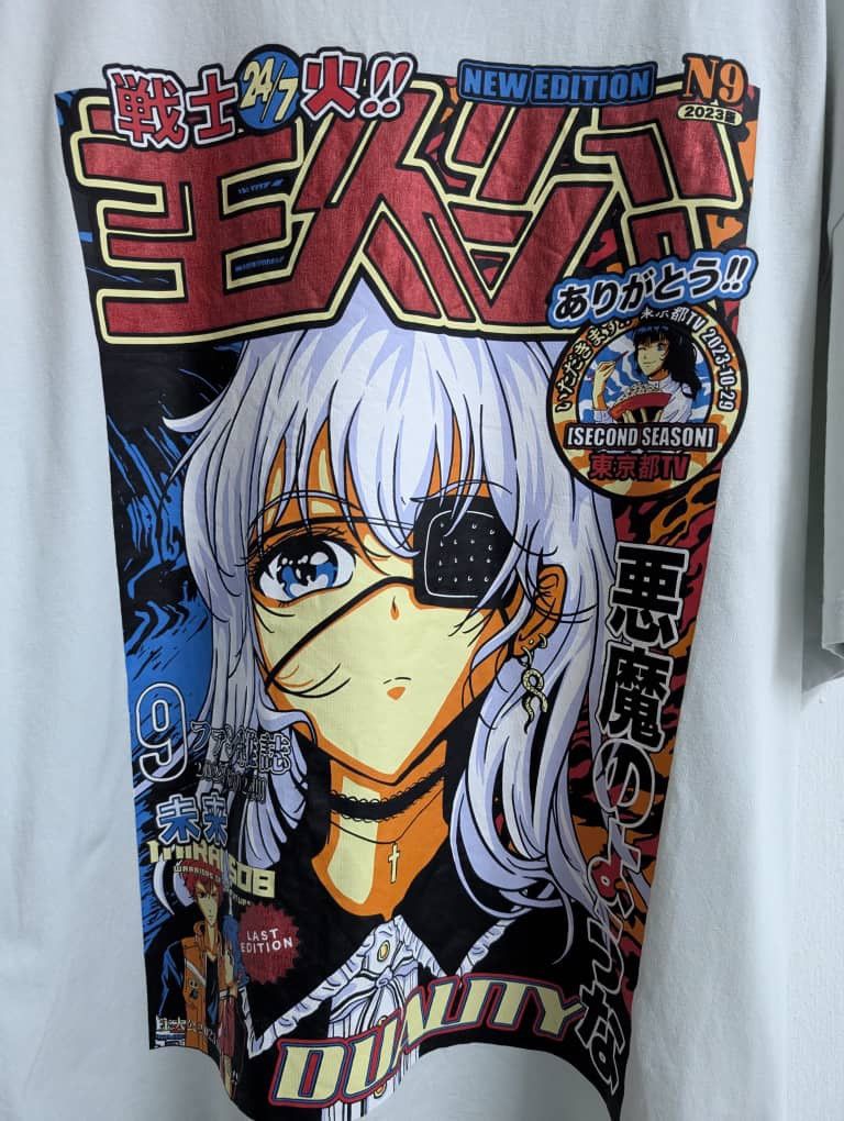 Bershka Anime Manga Cover x Bershka Size US XL / EU 56 / 4 - 2 Thumbnail