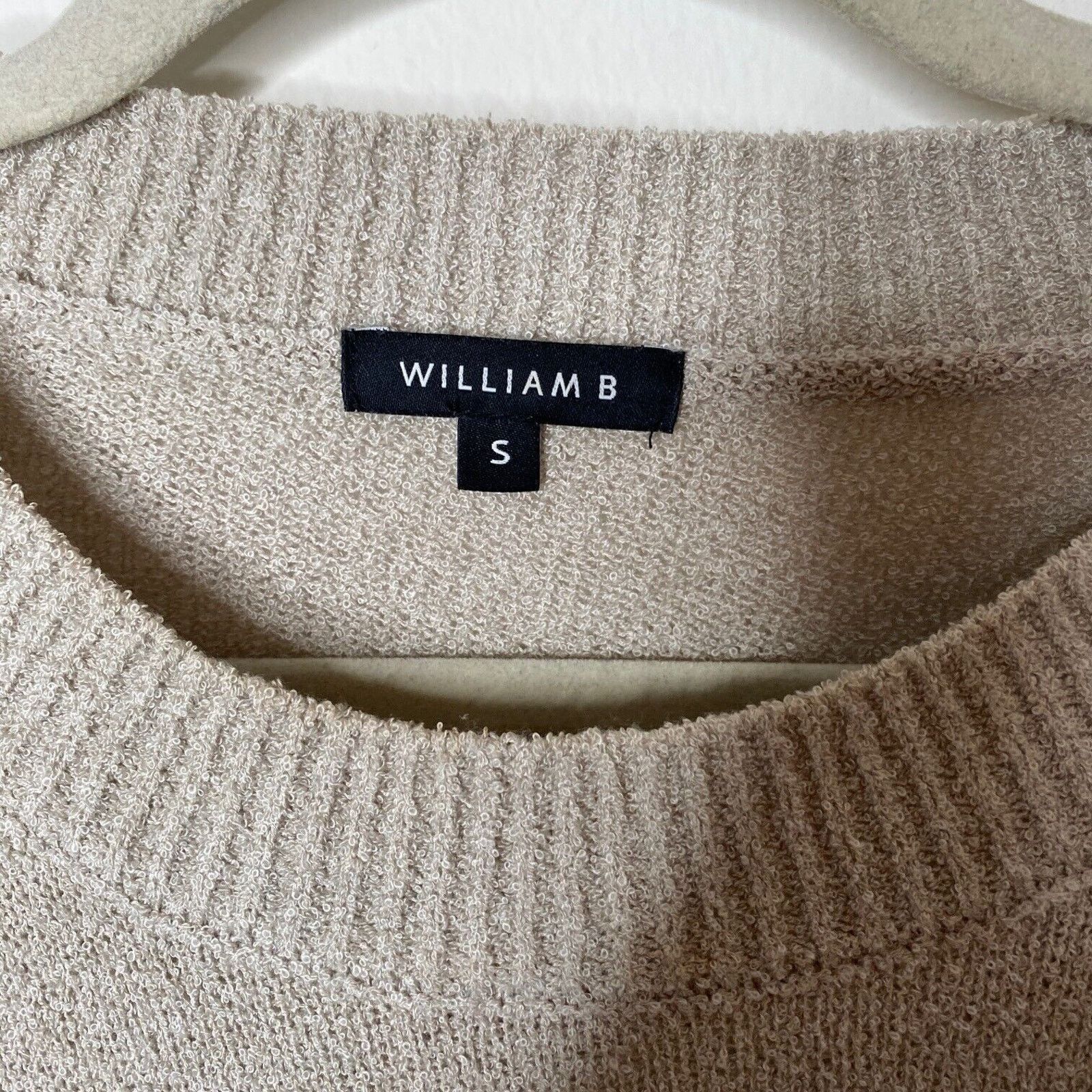 Other William B Taupe Bonjour Embroidered Distressed Sweater S Size S / US 4 / IT 40 - 4 Thumbnail