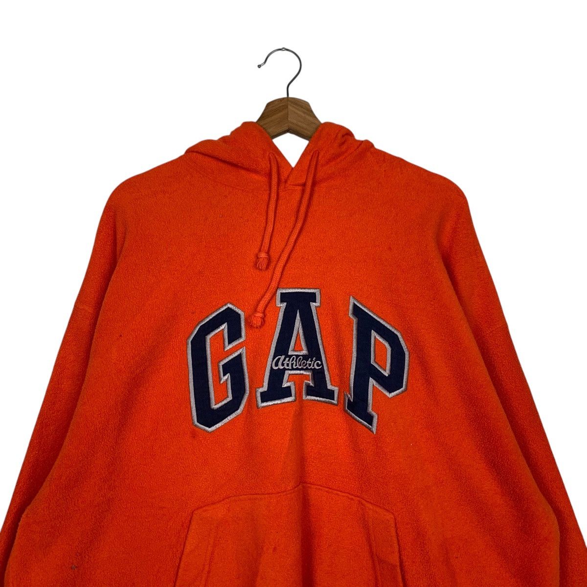 Gap GAP Big Logo Pullover Fleece Orange Hoodies #1596-C71 Size US L / EU 52-54 / 3 - 8 Thumbnail