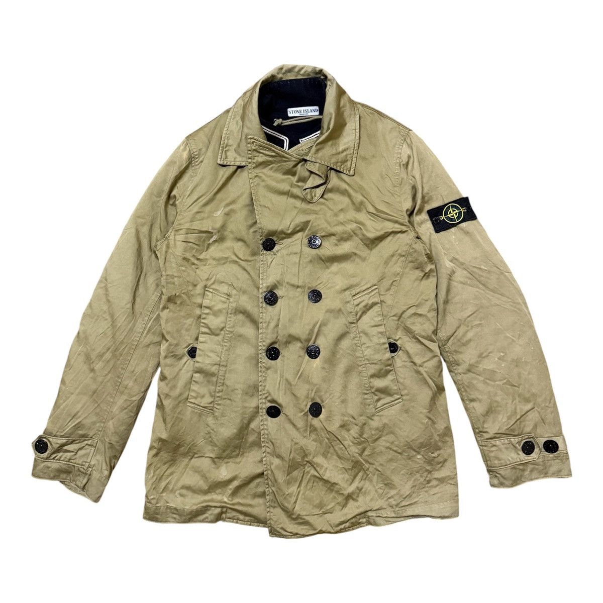 Stone Island 💸Last Drop💸Vintage Archive Stone Island Raso Gommato Size US M / EU 48-50 / 2 - 1 Thumbnail