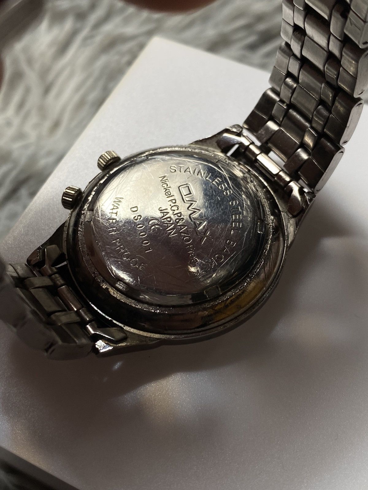 Japanese Brand × Jewelry × Vintage Omax Calendar Quartz Watch - Japanese Brand Size ONE SIZE - 10 Thumbnail