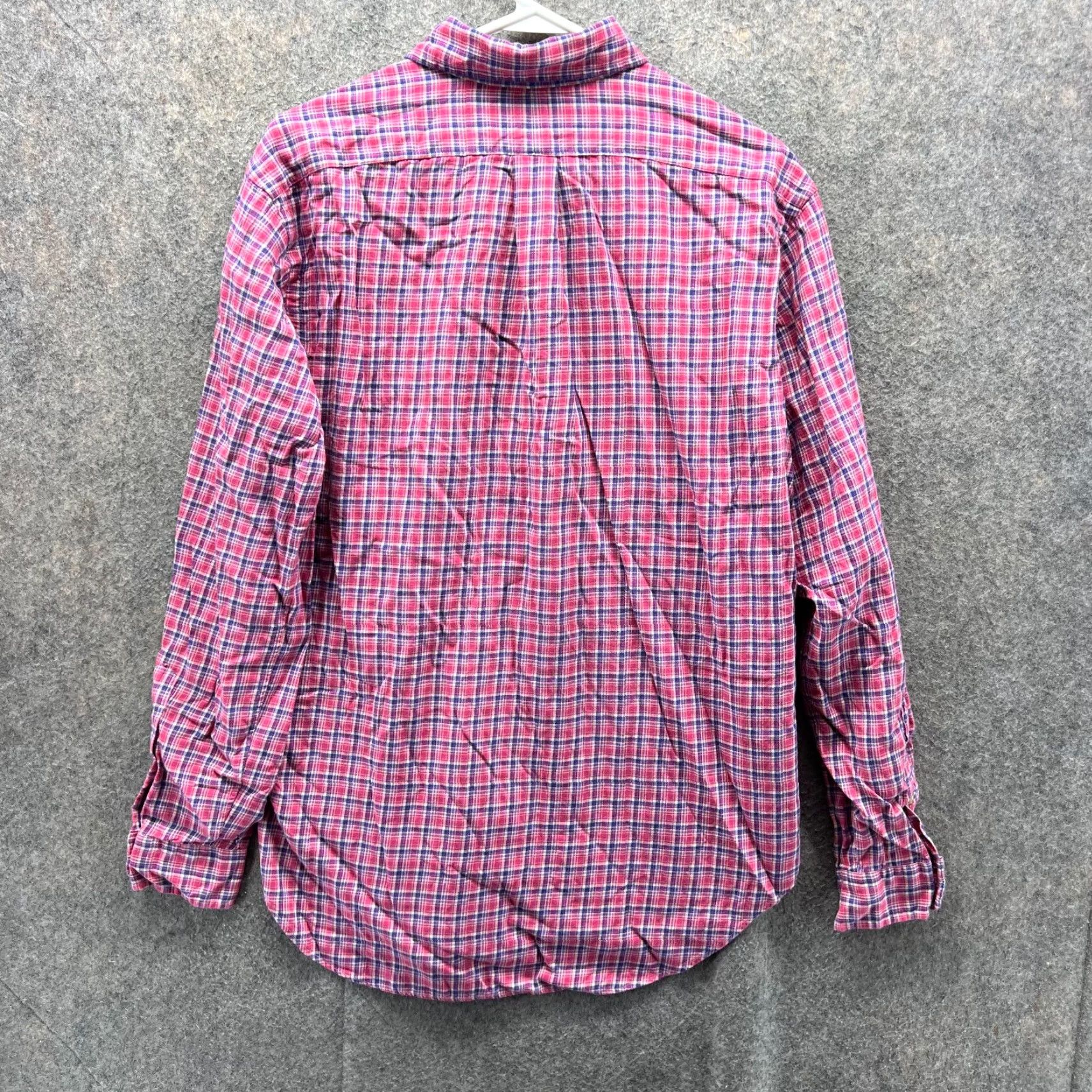 Ralph Lauren VINTAGE Ralph Lauren Shirt Men Medium Pink Button Up Classic Tattersall Plaid Size US M / EU 48-50 / 2 - 2 Thumbnail
