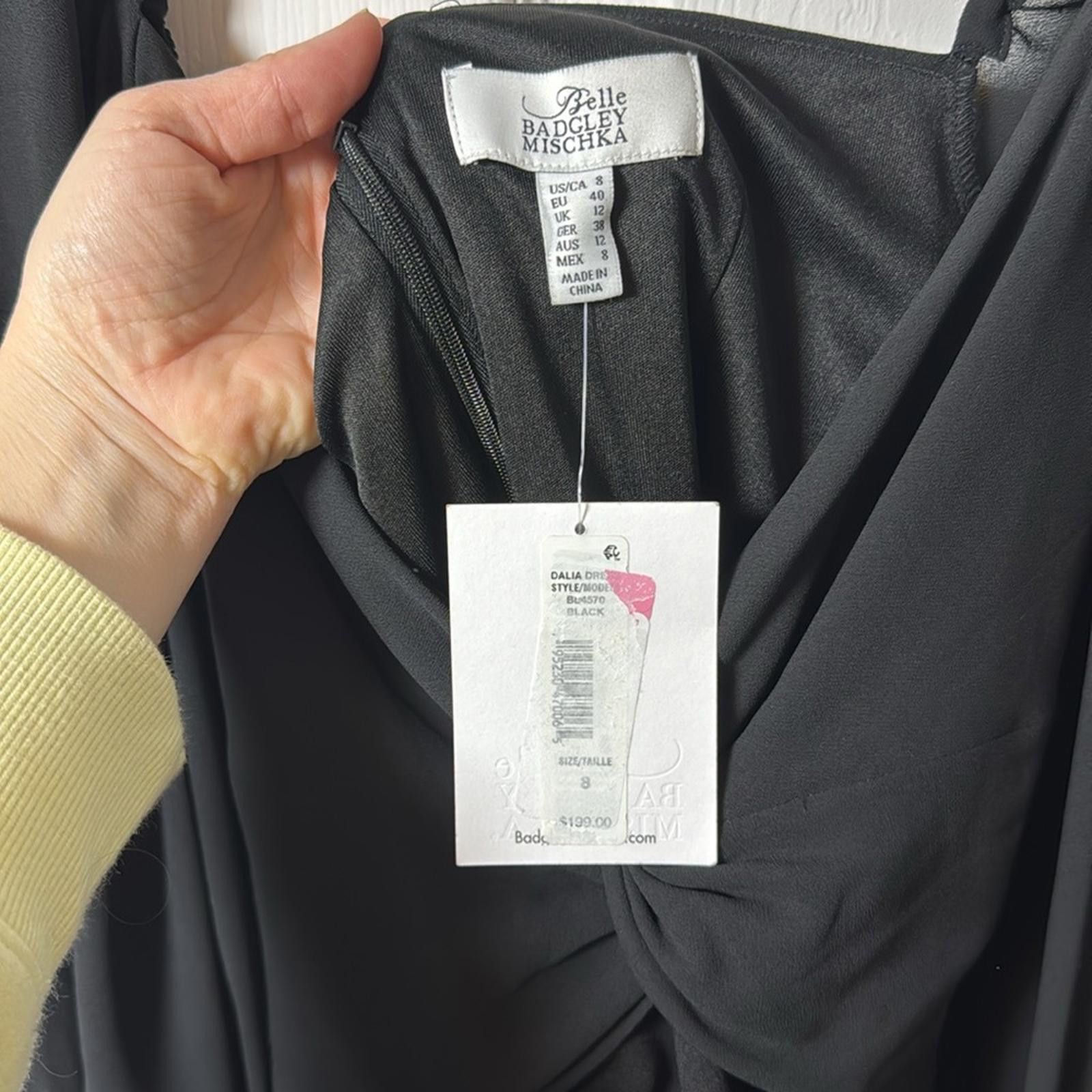 Other NWT Belle Badgley Miscka | Black Dress 8 Size M / US 6-8 / IT 42-44 - 4 Thumbnail