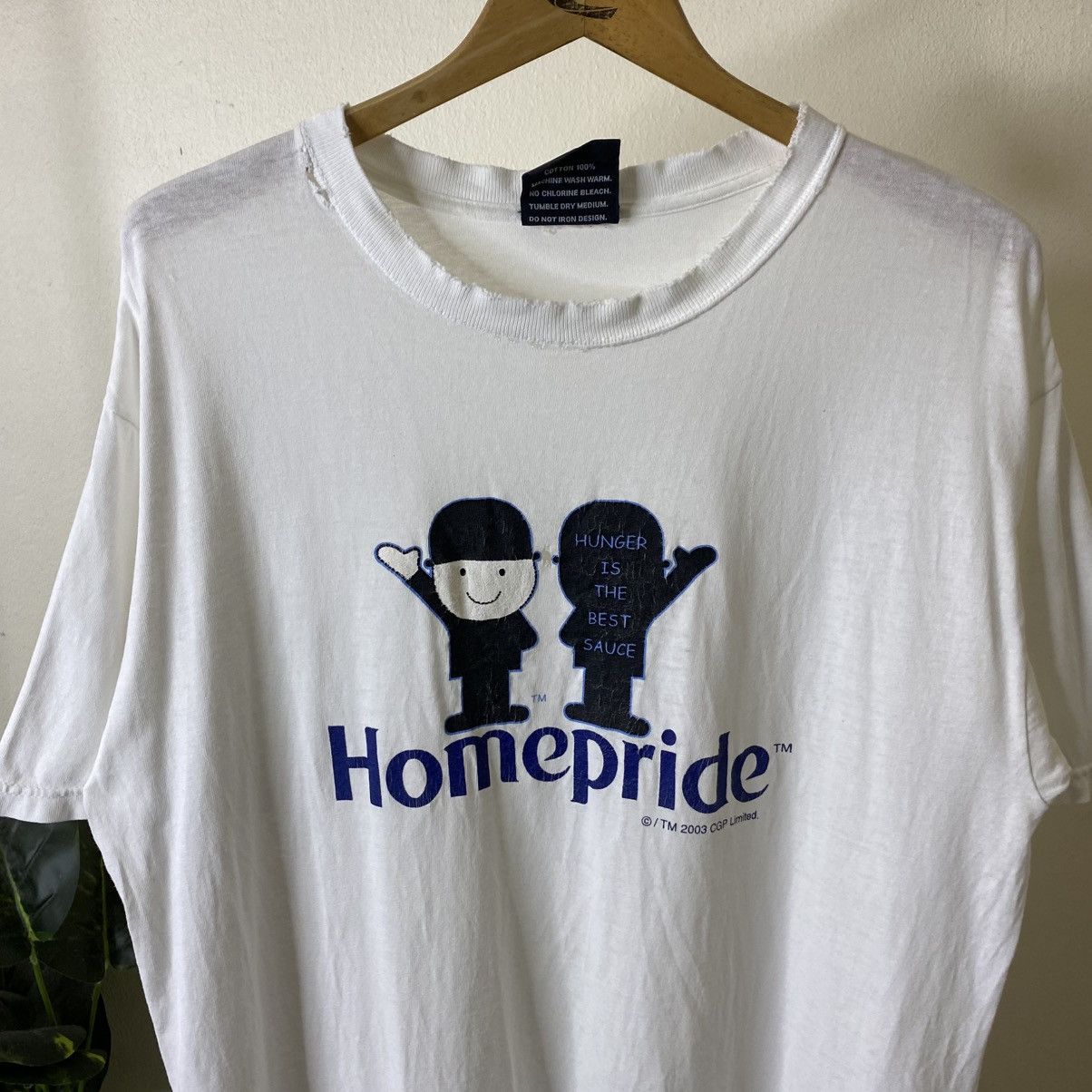 Vintage Vintage 2003 Homepride Cooking Sauce Promo T Shirt Size US L / EU 52-54 / 3 - 2 Thumbnail