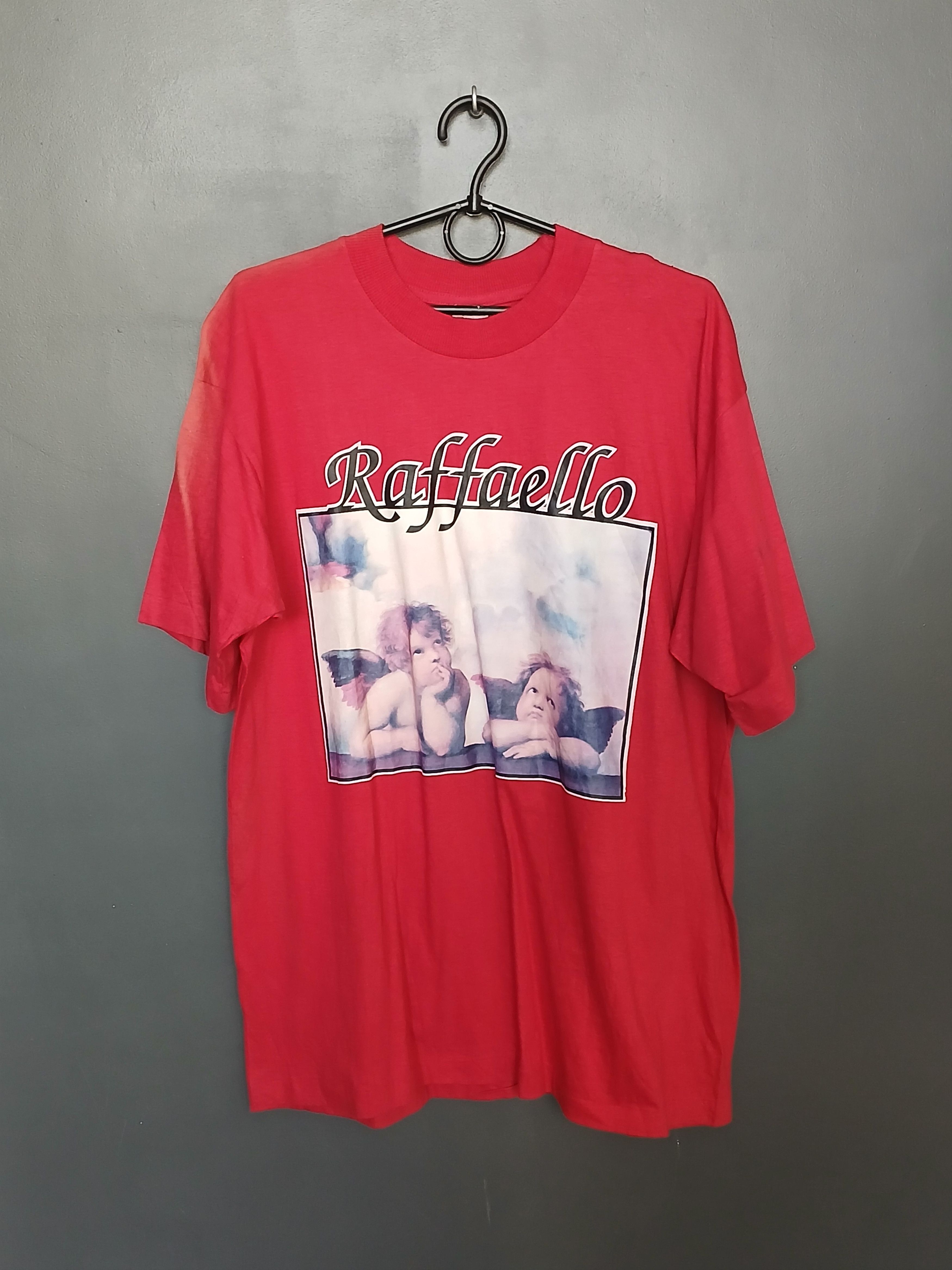 Vintage Vintage Raffaello Single Stitch T-Shirt Size US L / EU 52-54 / 3 - 1 Thumbnail