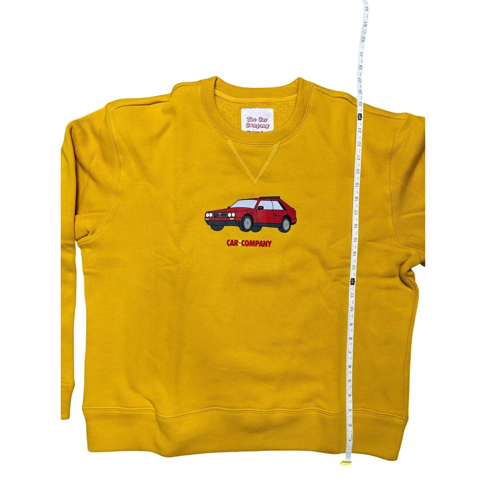 Other NWT The Car Company Men's Medium Mustard Cotton Crewneck Size US M / EU 48-50 / 2 - 4 Thumbnail