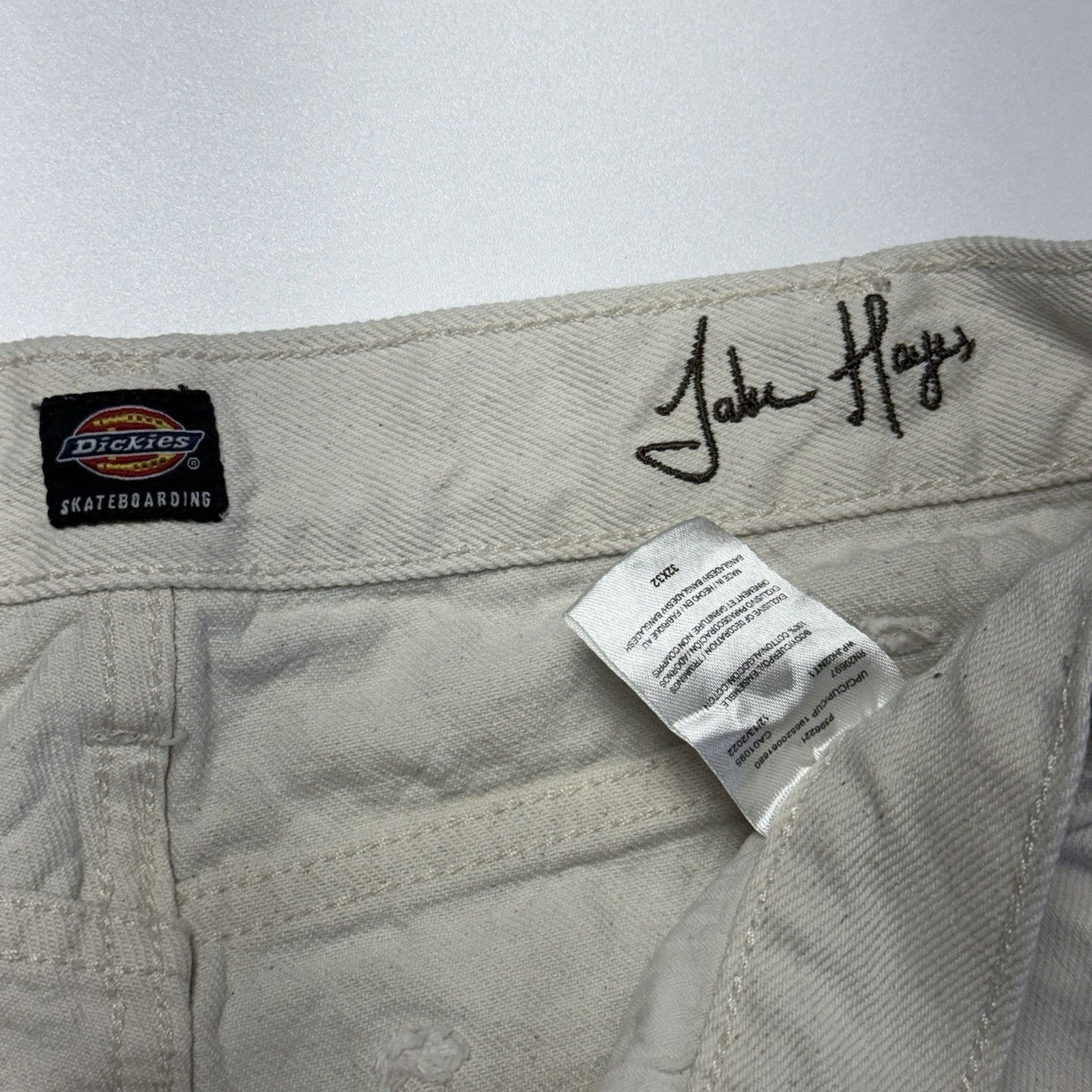 Dickies Dickies Skateboard Jake Hayes Pants Mens 32x32 White Skater Size US 32 / EU 48 - 8 Thumbnail