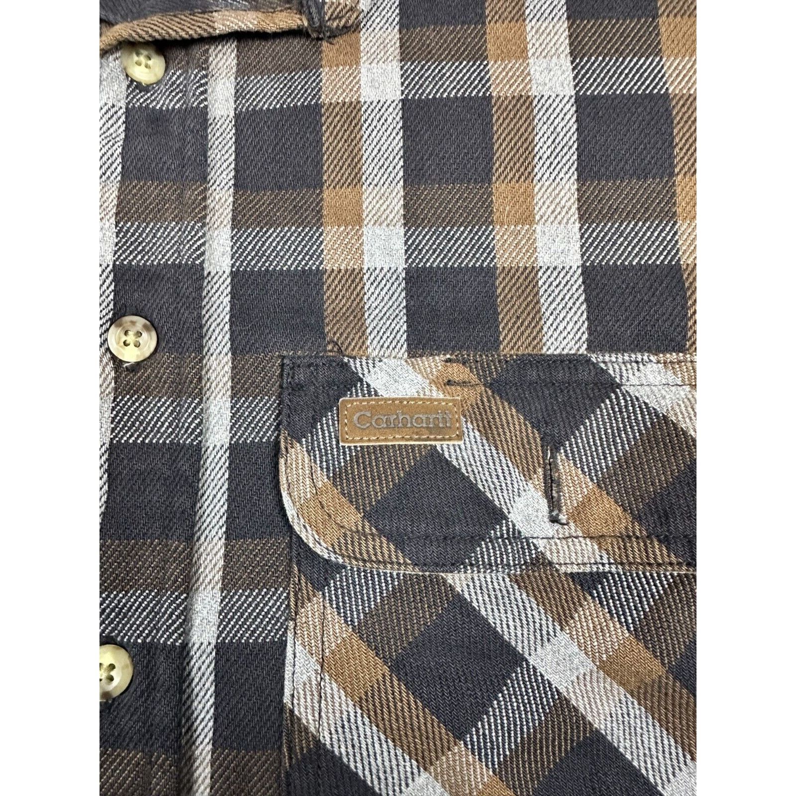 Carhartt Carhartt Flannel Button Shirt Size US XL / EU 56 / 4 - 3 Thumbnail