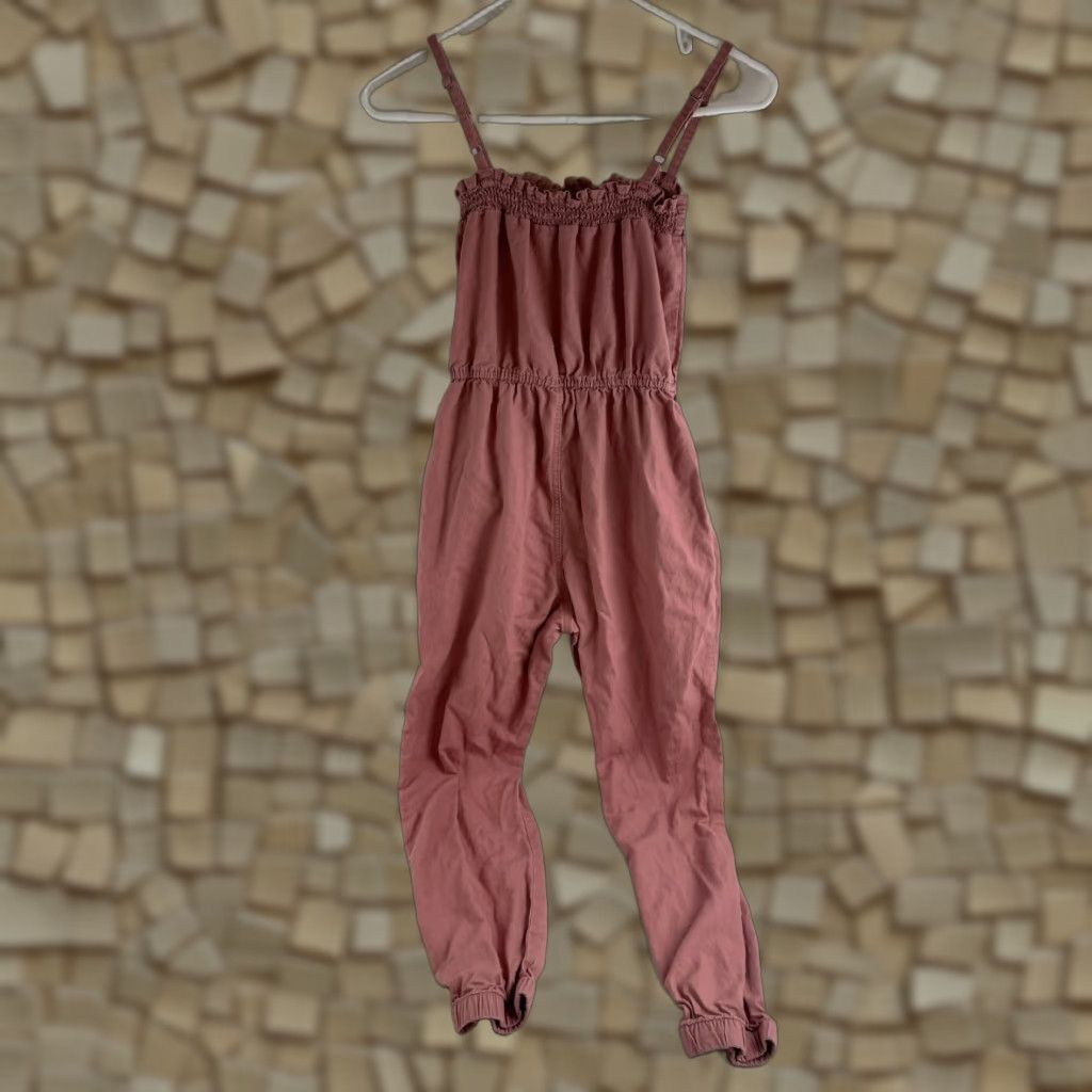 Abercrombie & Fitch Abercrombie & Fitch Jumpsuit Women Size 13/14 Pink Sleeveless One-Piece Casual Modern Size 34" / US 12 / IT 48 - 1 Thumbnail