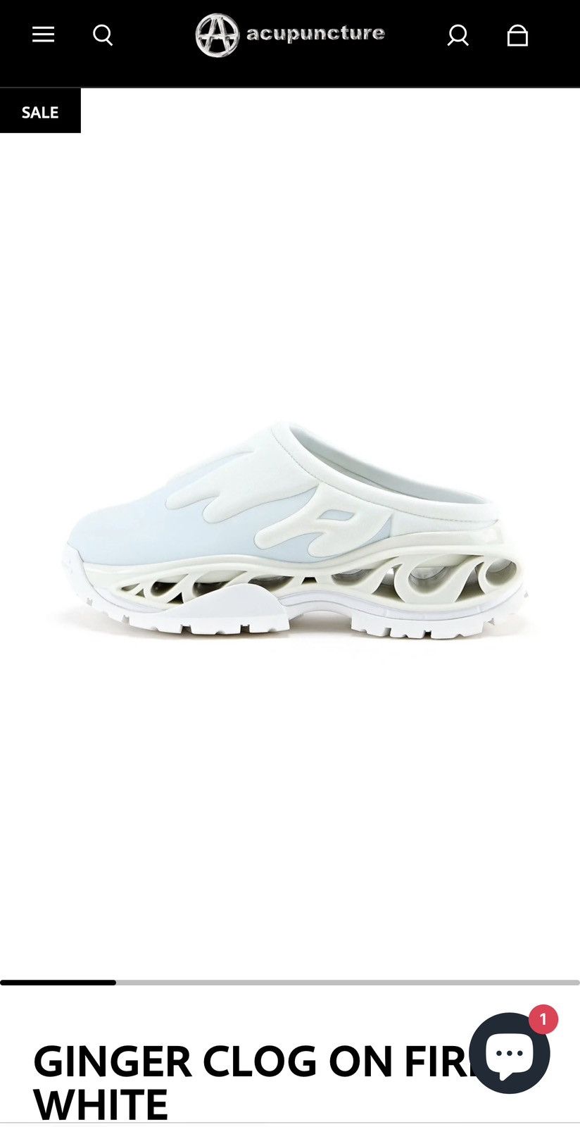 Acupuncture ACUPUNCTURE 1993 Ginger Clog On Fire Mules on White Size US 7.5 / EU 40-41 - 13 Thumbnail