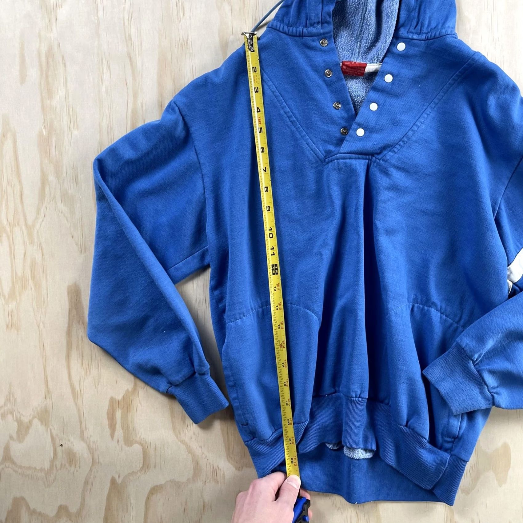 Vintage VINTAGE Rawlings Hoodie Mens S Blue Snap Neck Fleece Athletic Pullover Size US S / EU 44-46 / 1 - 4 Thumbnail