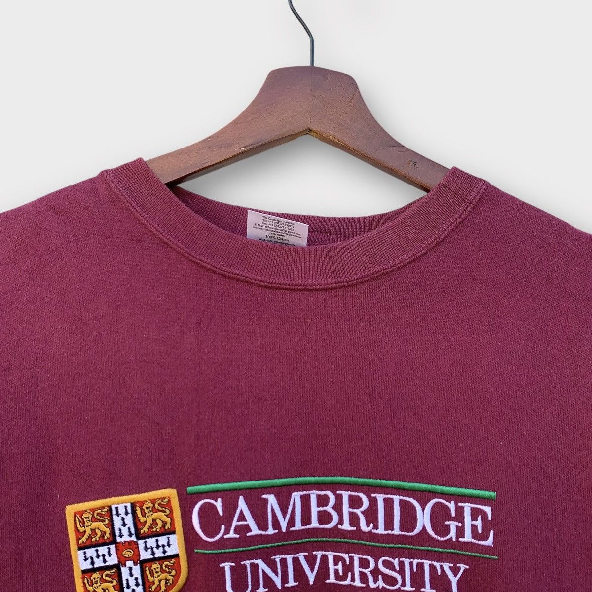 Vintage Vintage Oversized Cambridge University Embroidered Logo Size XL / US 12-14 / IT 48-50 - 3 Thumbnail