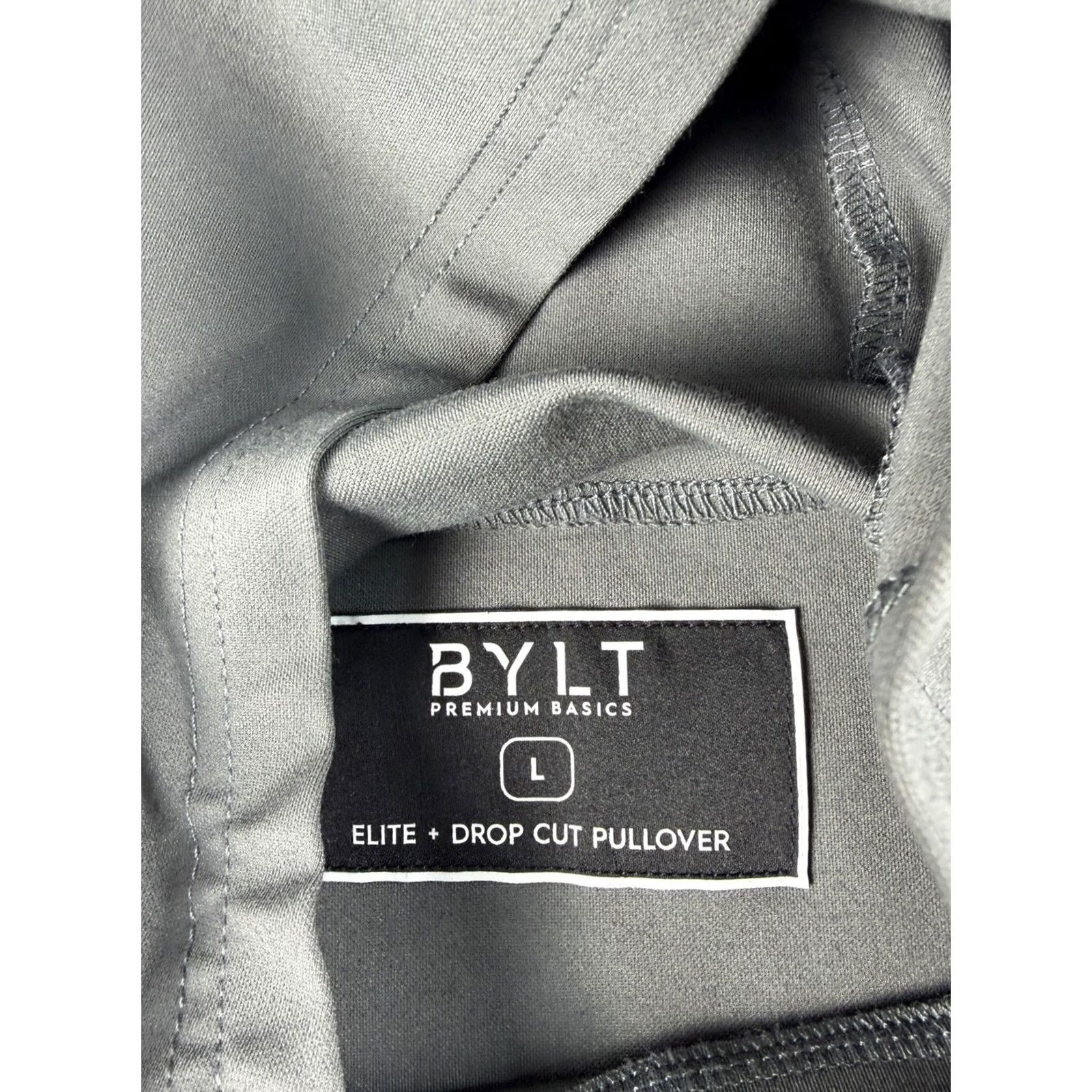 Vintage BYLT Elite Drop Cut Hoodie Men L Gray Long Sleeve Pullover Performance Gym & Training Hiking Running Sports Size US L / EU 52-54 / 3 - 4 Thumbnail