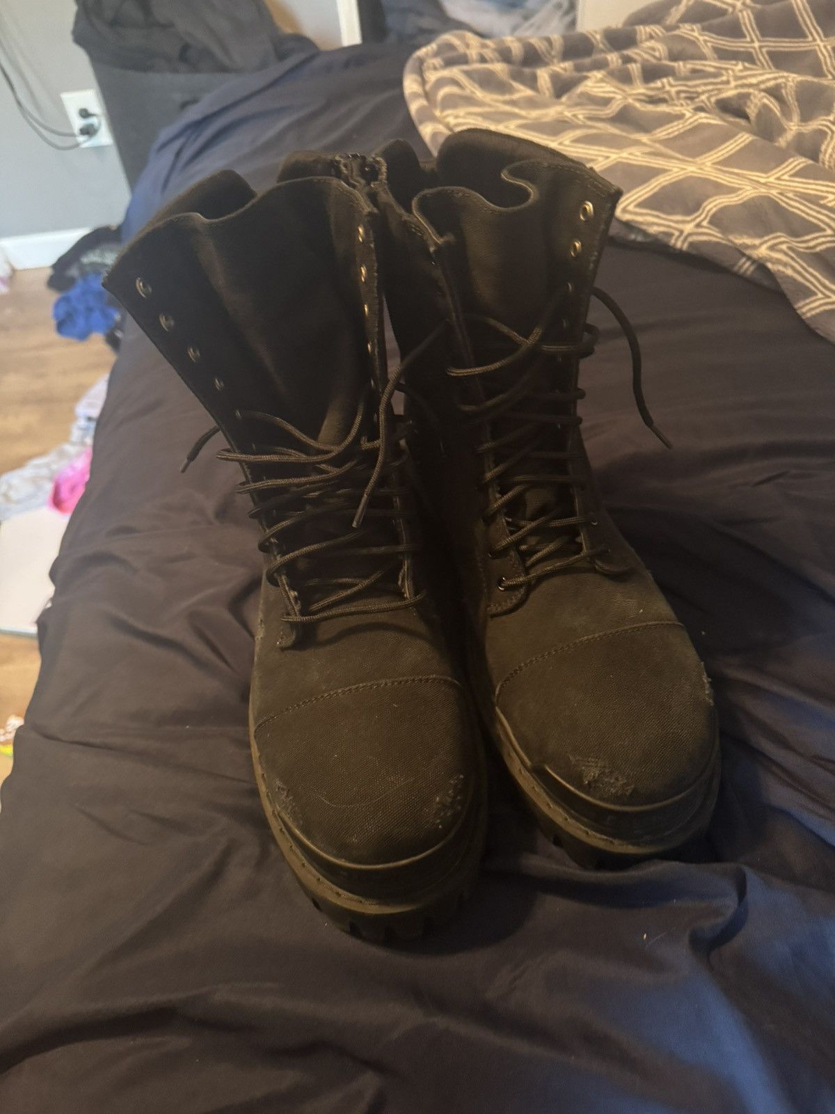 Balenciaga Balenciaga Combat Strike Boots Size US 11 / EU 44 - 3 Thumbnail