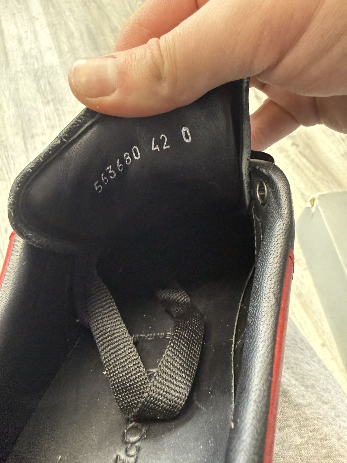 Alexander McQueen Alexander Mcqueen Oversized Sneakers - Black / Red Size US 9 / EU 42 - 7 Thumbnail