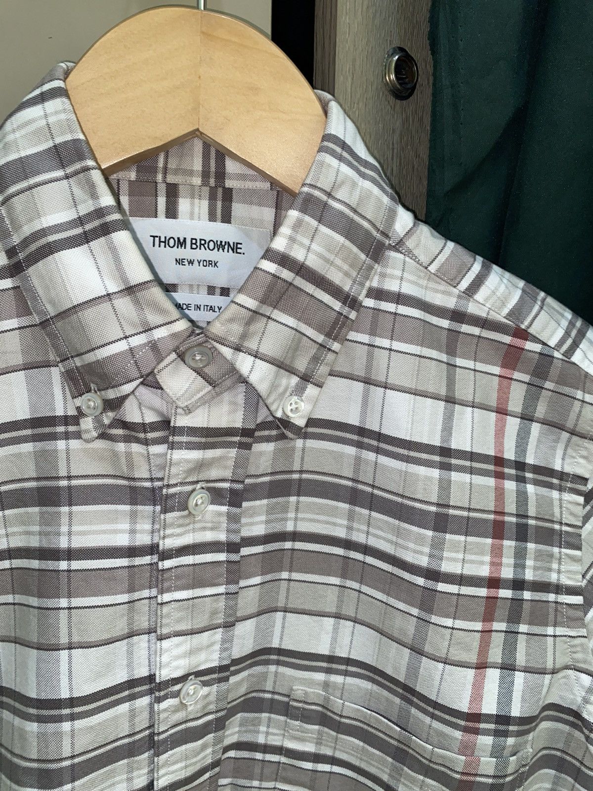 Thom Browne Thom browne plaid shirt made in italy Size US M / EU 48-50 / 2 - 2 Thumbnail