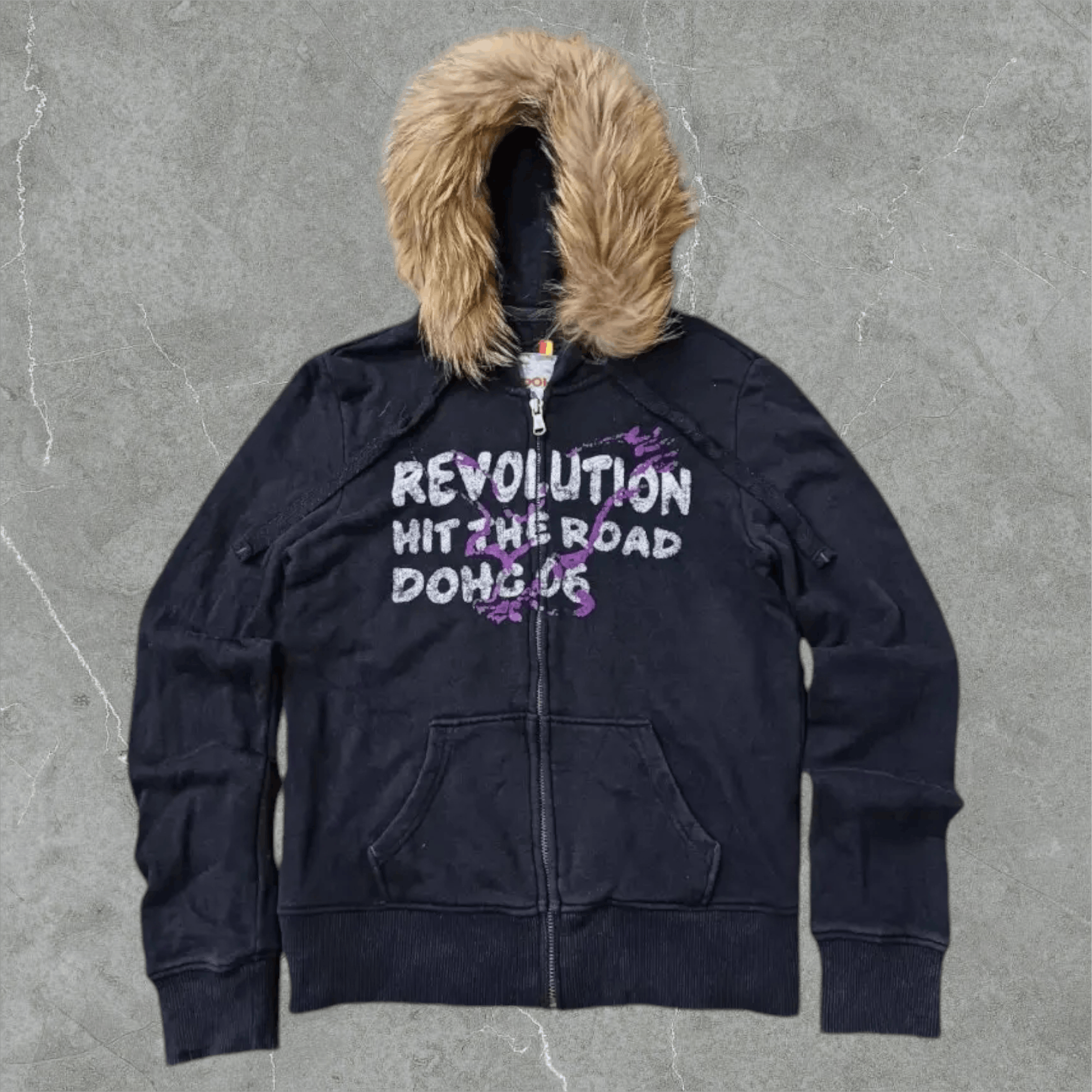 Japanese Brand Japanese Fur hoodie revolution ifsixwasnine lgb style Size US S / EU 44-46 / 1 - 1 Thumbnail