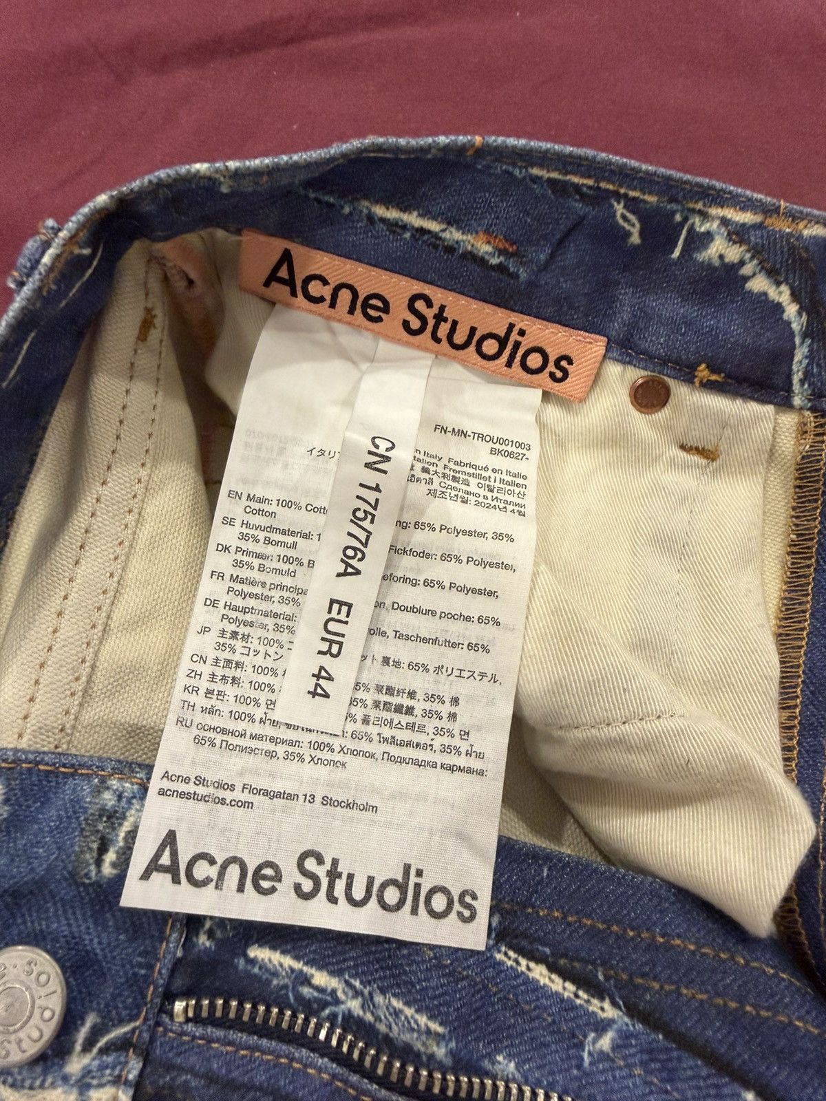 Acne Studios Very Rare Acne Studios 2004m Jeans Size 44 Size US 28 / EU 44 - 3 Thumbnail