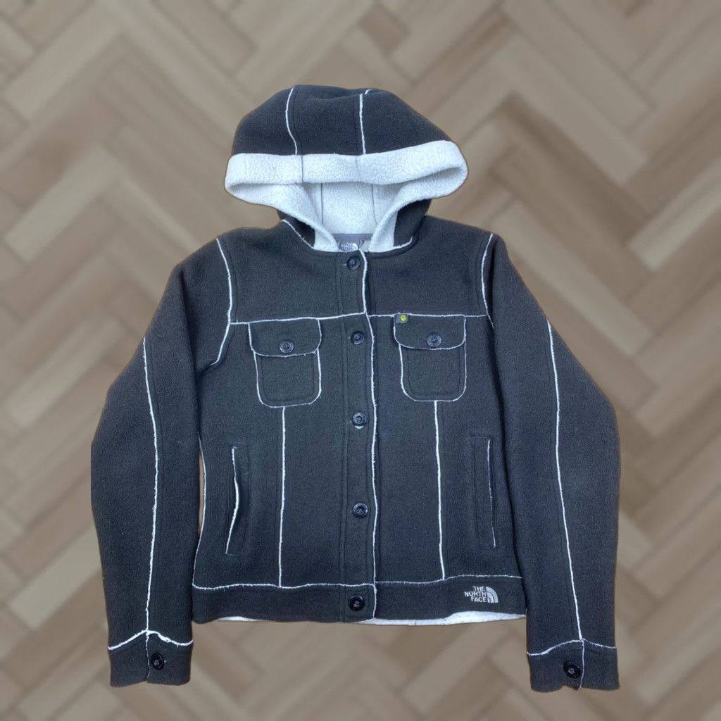 The North Face The North Face Jacket Womens XS Gray Casual Outdoor Button Size XS / US 0-2 / IT 36-38 - 1 Thumbnail