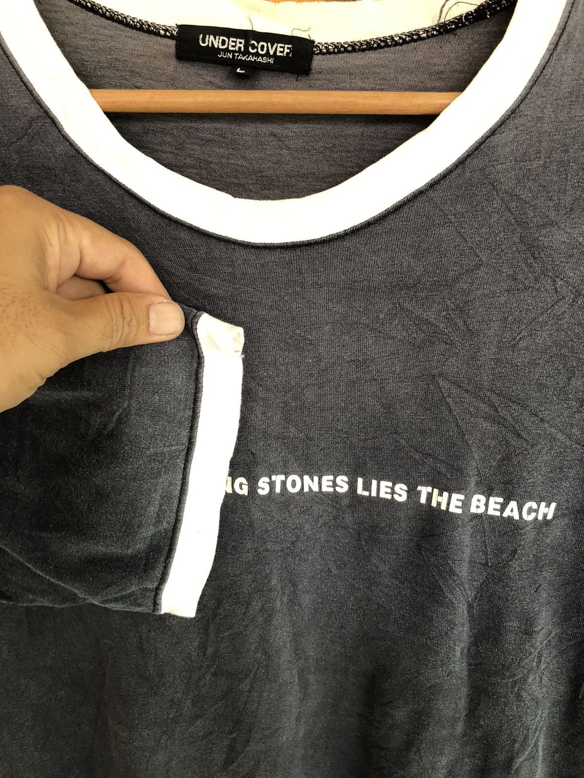 Jun Takahashi SS95 Under The Paving Stones Faded Shirt Tee Rare Size US M / EU 48-50 / 2 - 5 Thumbnail