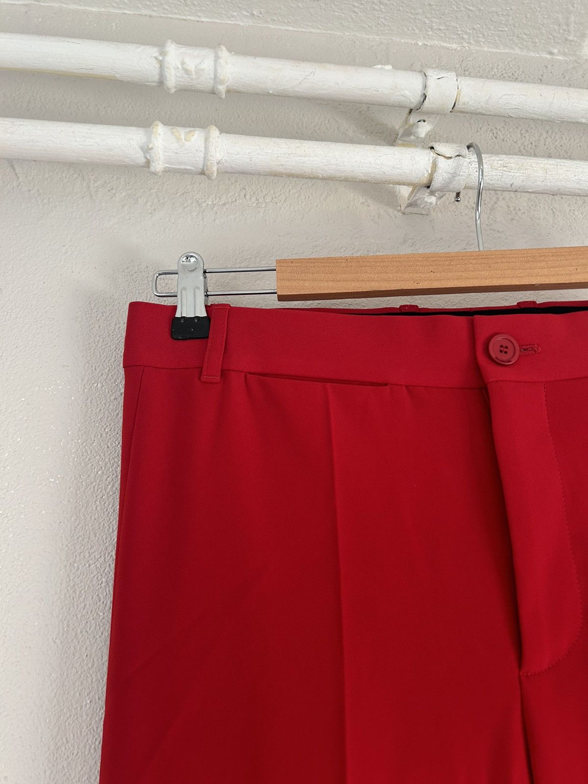 Balenciaga Red Pants Size US 30 / EU 46 - 3 Thumbnail